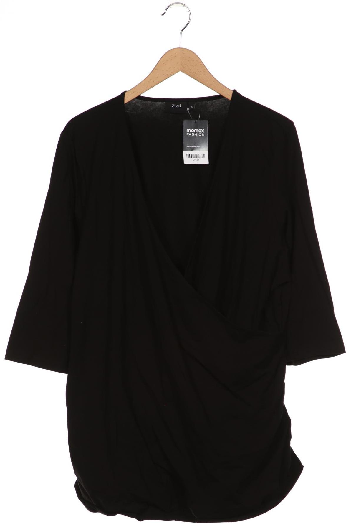 

Zizzi Damen T-Shirt, schwarz, Gr. 44