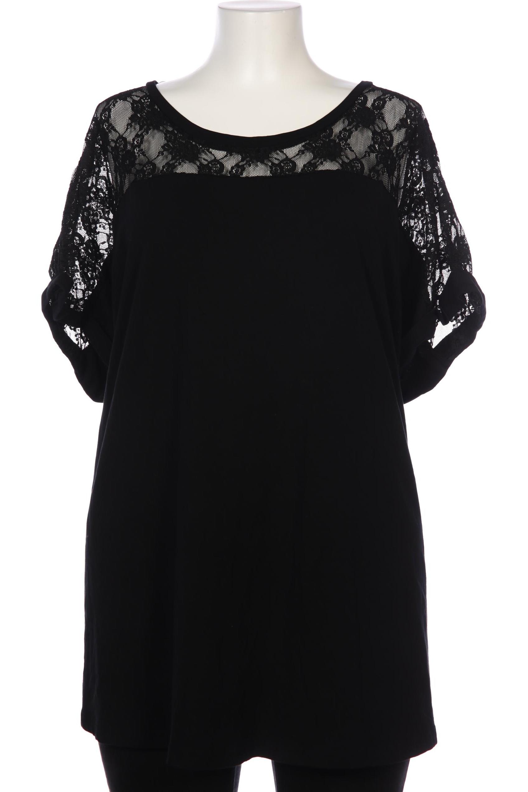 

Zizzi Damen T-Shirt, schwarz, Gr. 46
