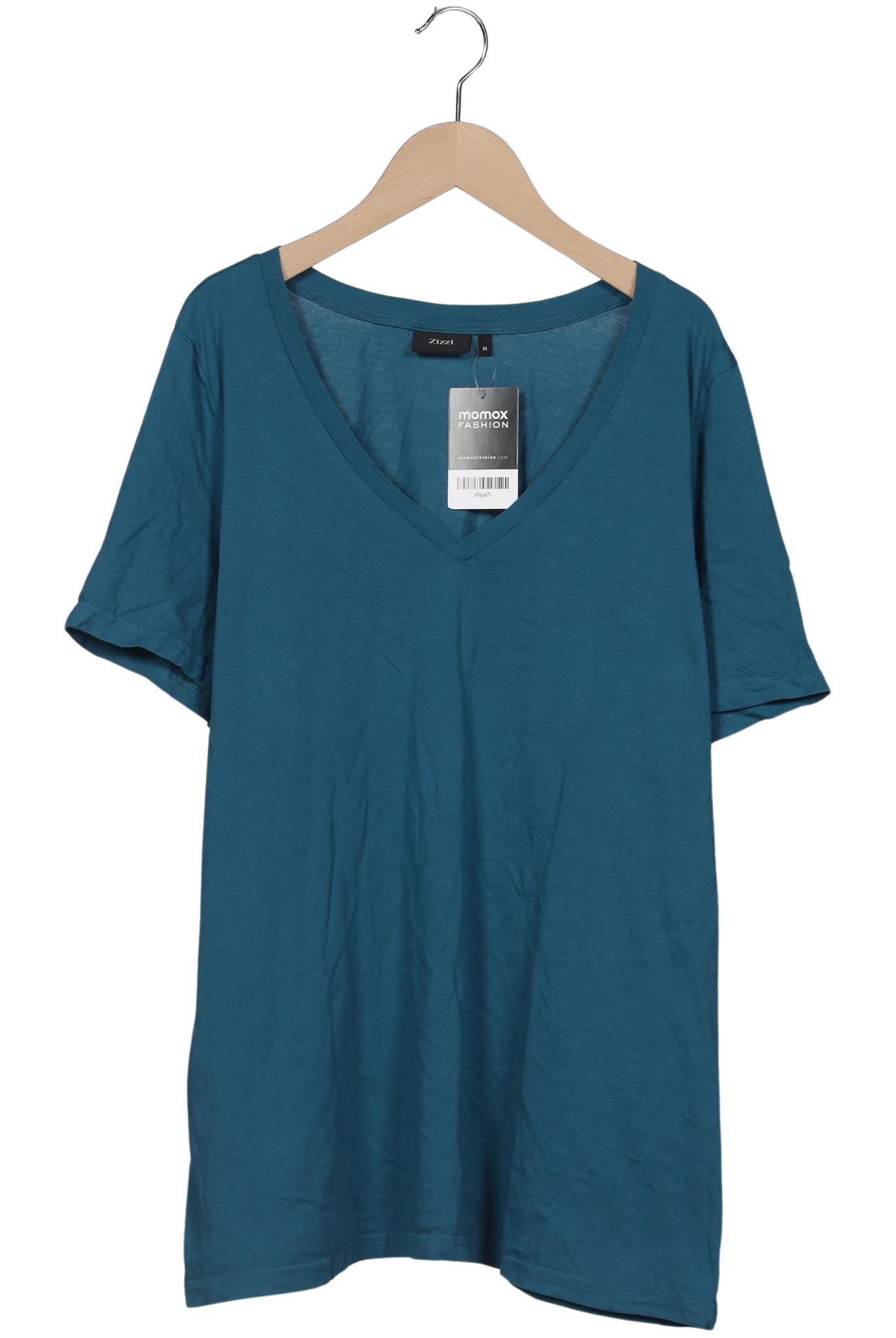 

Zizzi Damen T-Shirt, blau, Gr. 38