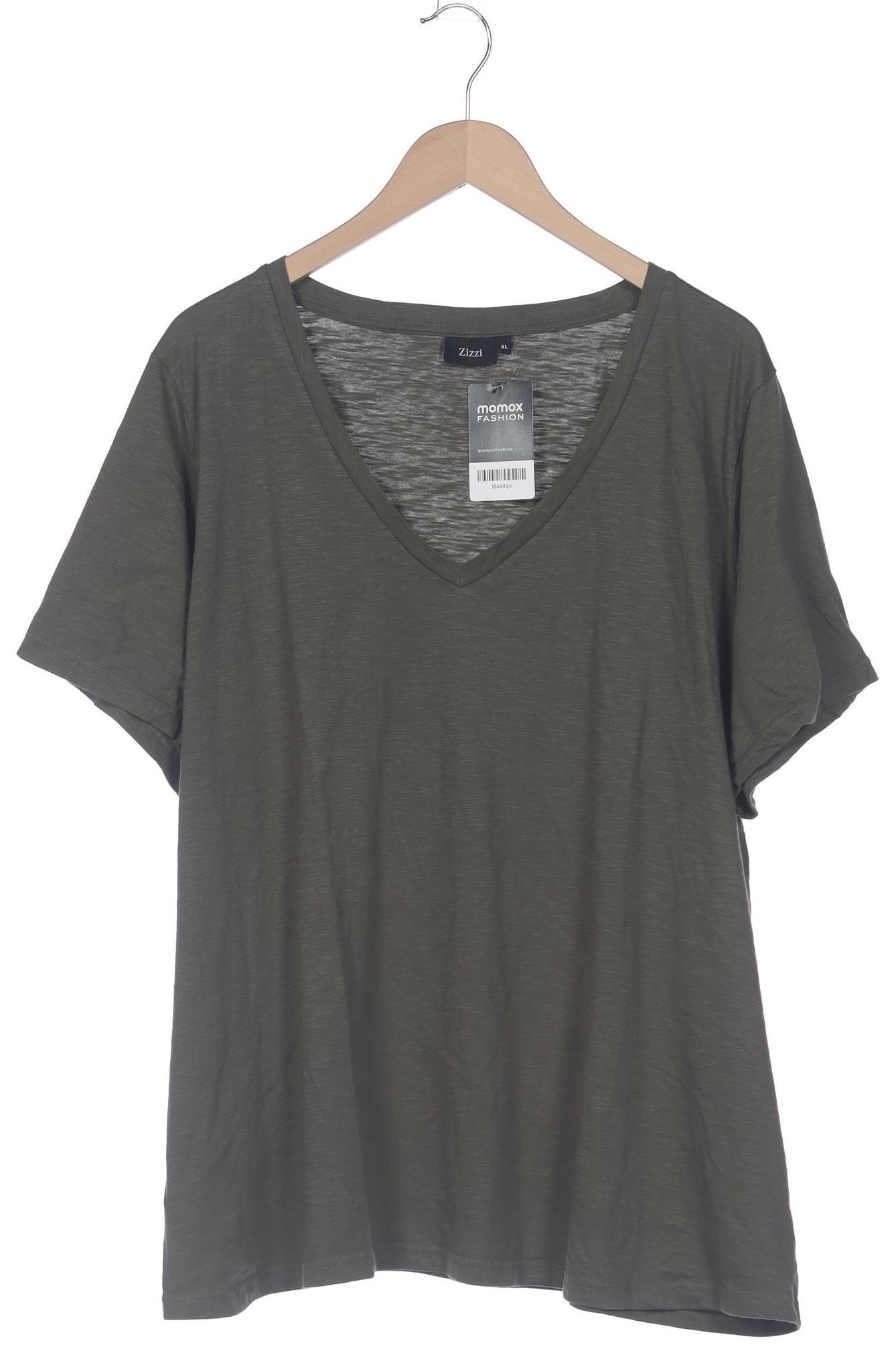 

Zizzi Damen T-Shirt, grün, Gr. 44