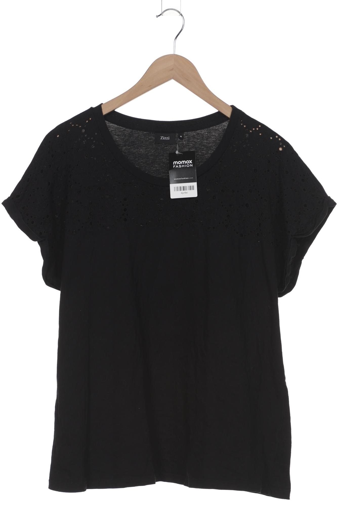 

Zizzi Damen T-Shirt, schwarz, Gr. 38