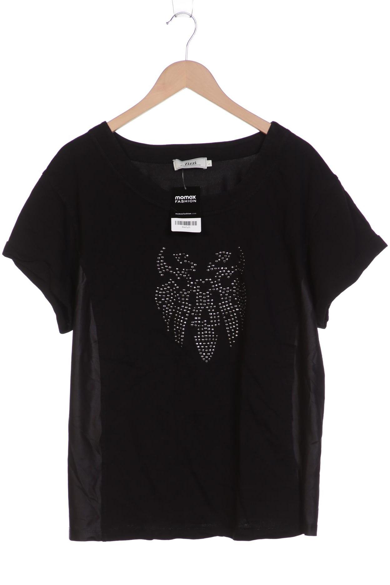 

Zizzi Damen T-Shirt, schwarz