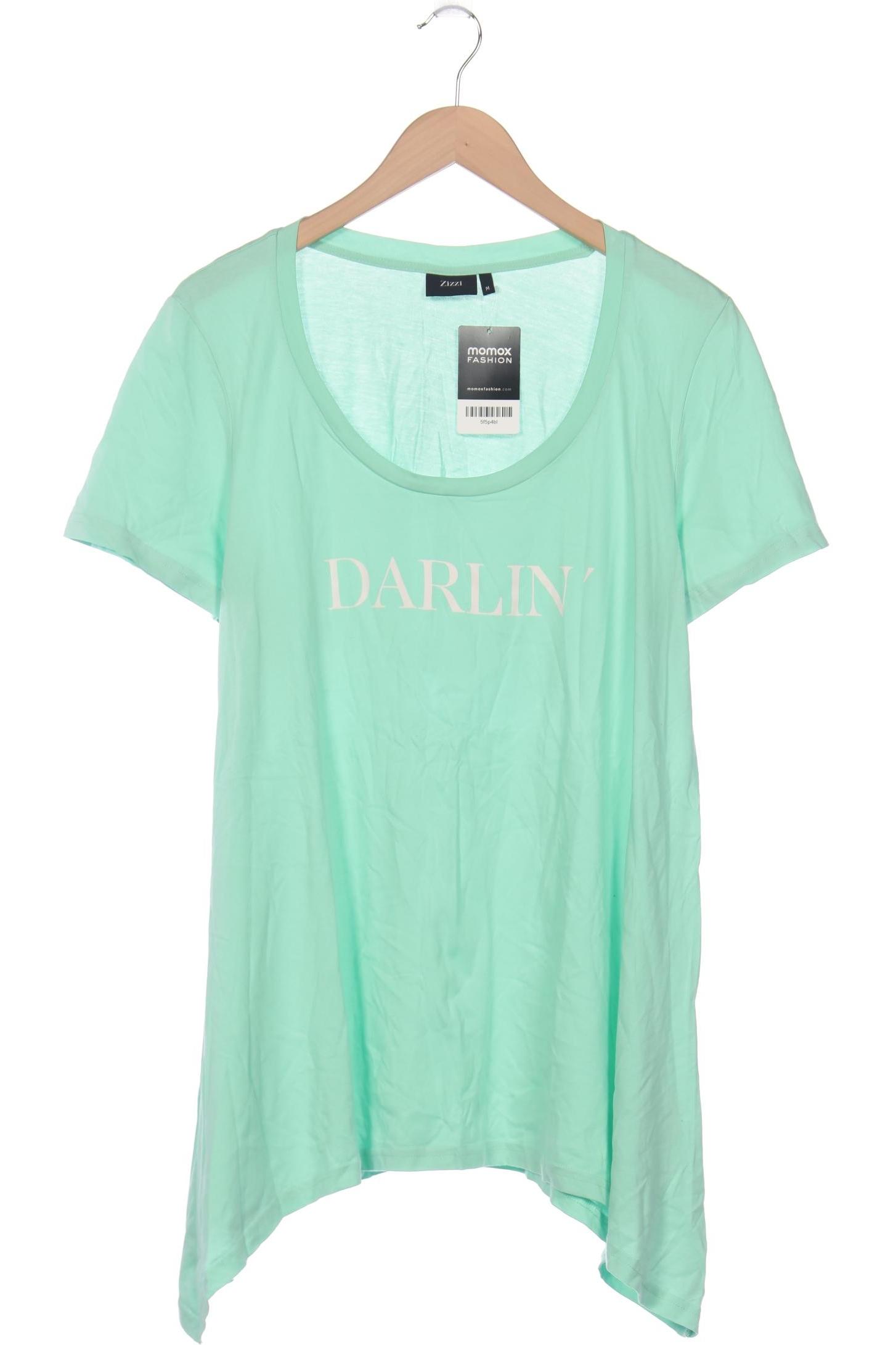 

Zizzi Damen T-Shirt, hellgrün, Gr. 38