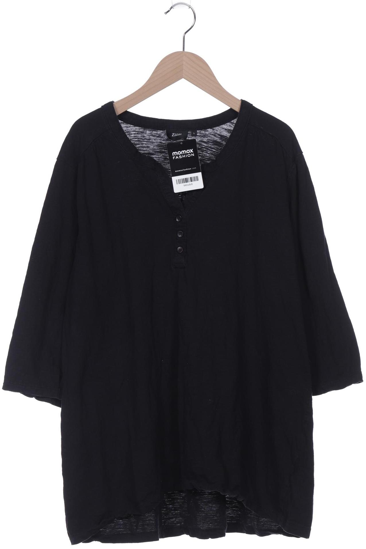 

Zizzi Damen T-Shirt, schwarz, Gr. 42