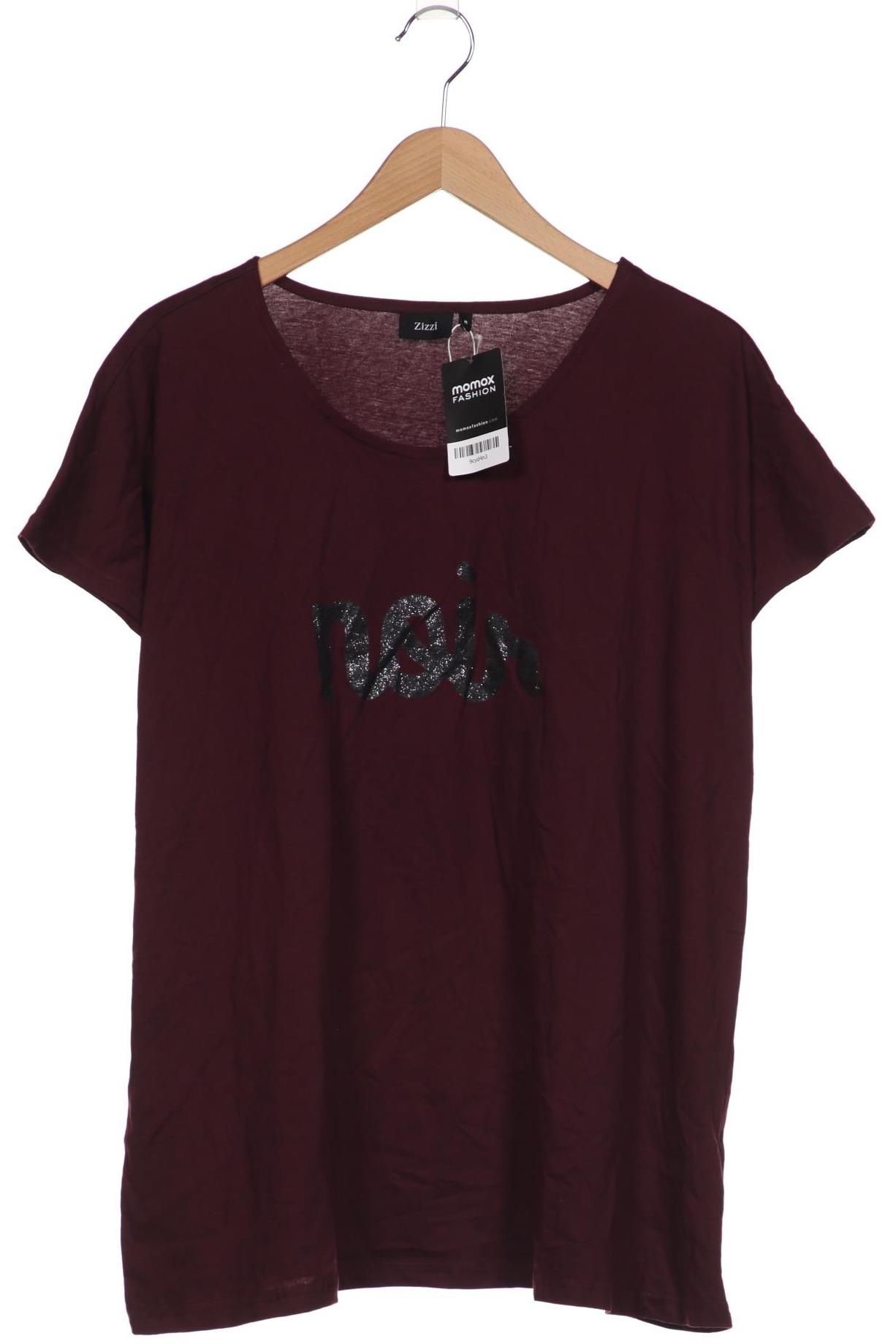 

Zizzi Damen T-Shirt, bordeaux
