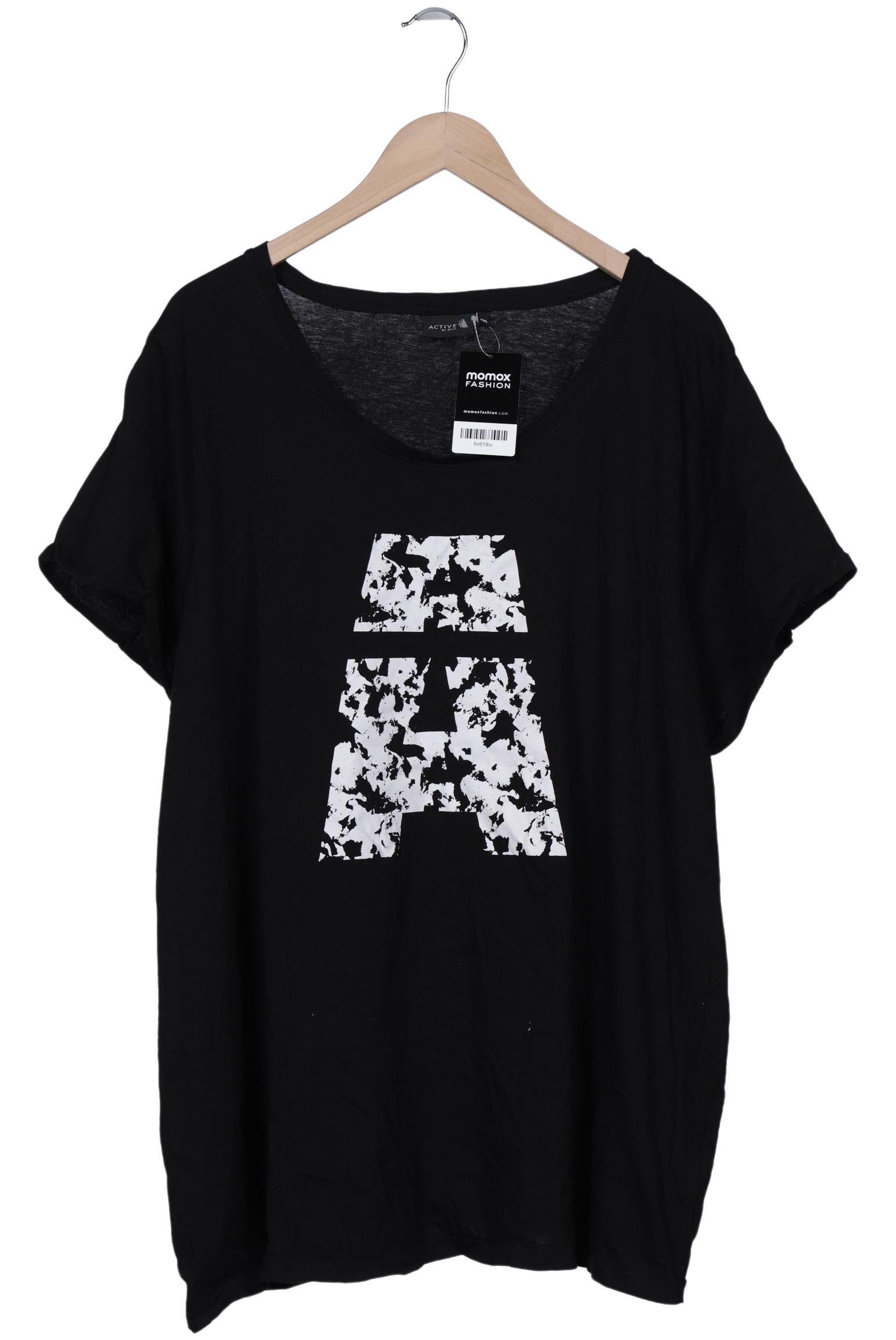 

Zizzi Damen T-Shirt, schwarz, Gr. 46