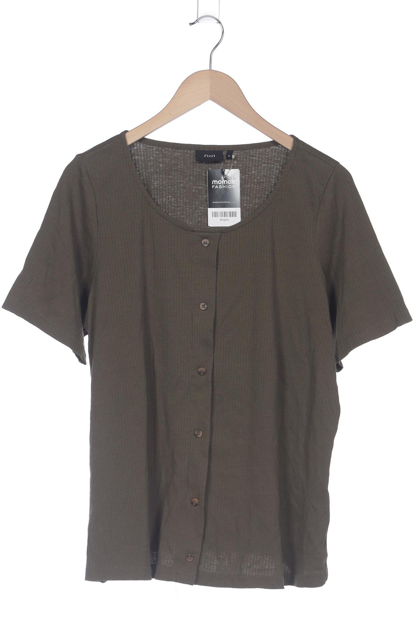 

Zizzi Damen T-Shirt, grün, Gr. 38