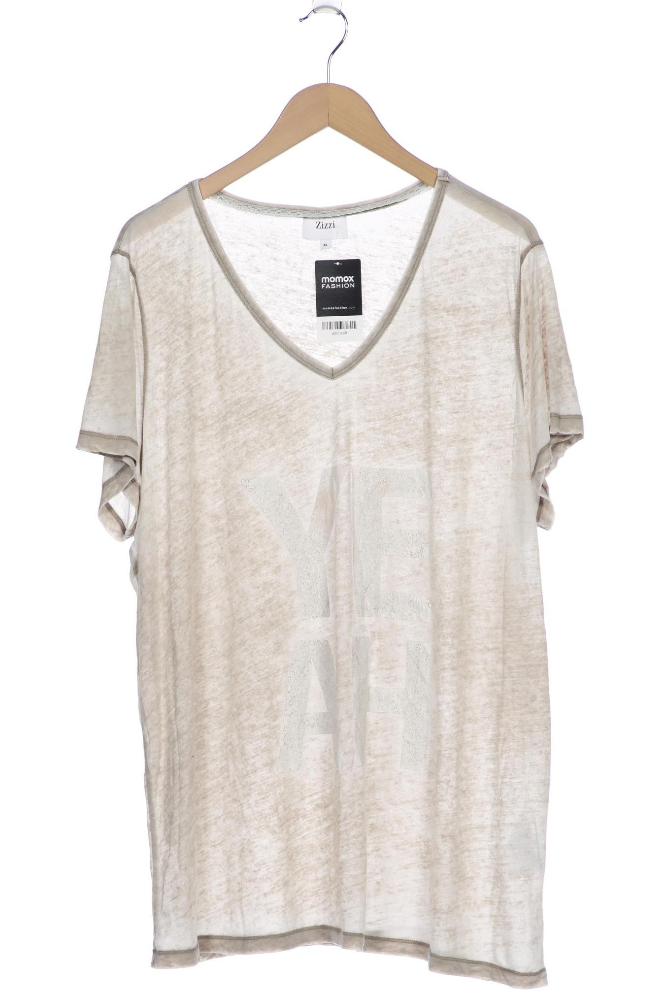

Zizzi Damen T-Shirt, beige