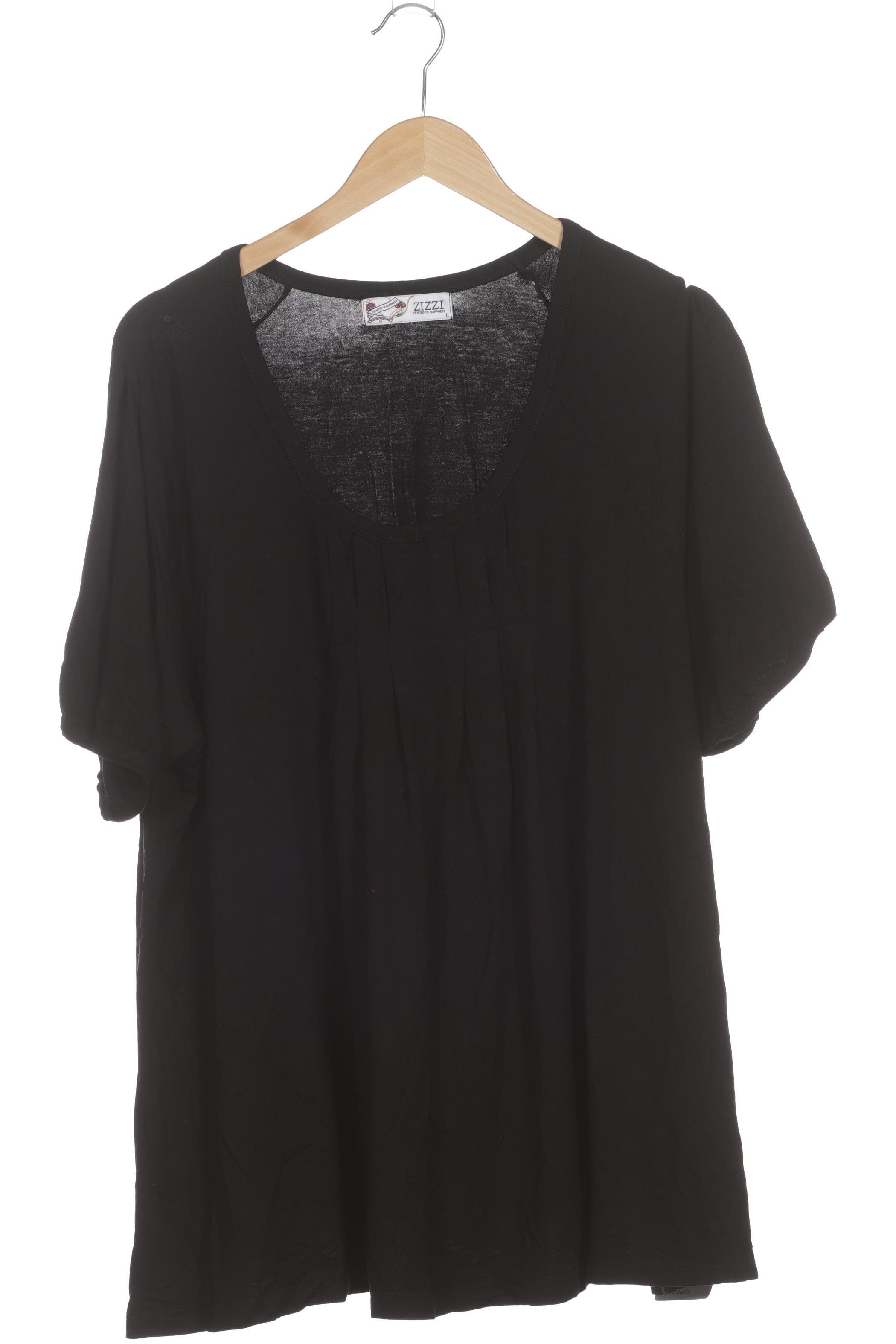 

Zizzi Damen T-Shirt, schwarz, Gr.