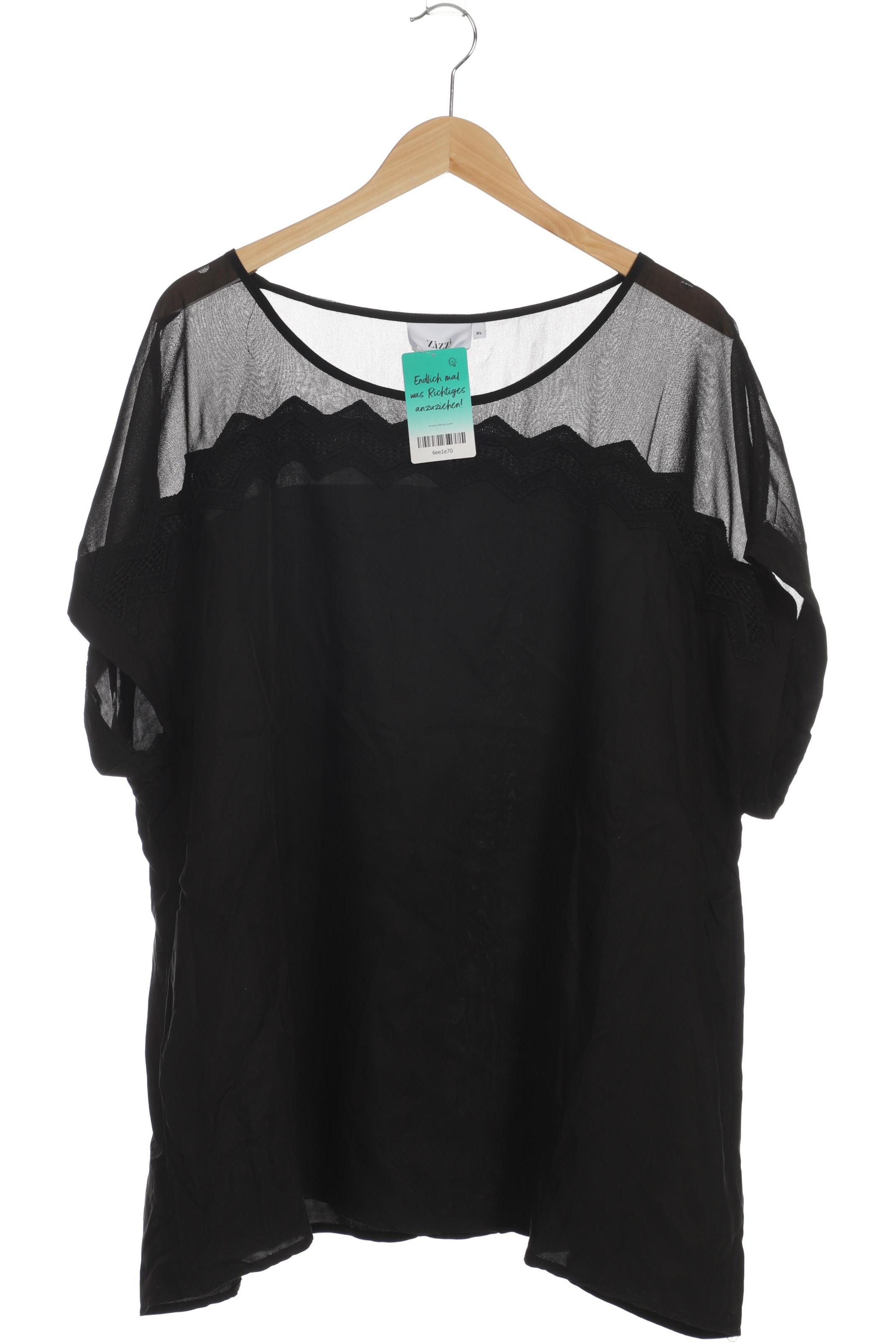 

Zizzi Damen T-Shirt, schwarz, Gr.