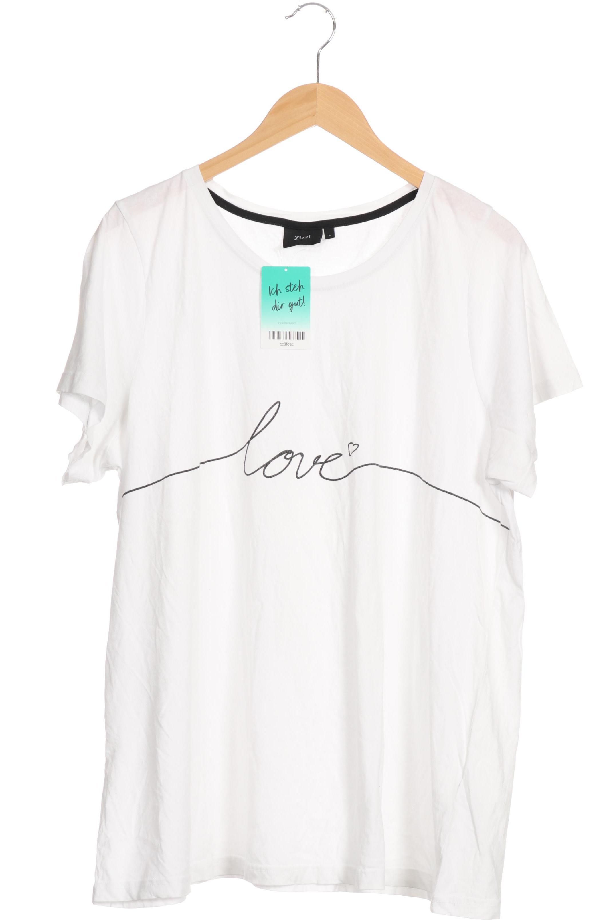 

Zizzi Damen T-Shirt, weiß, Gr.