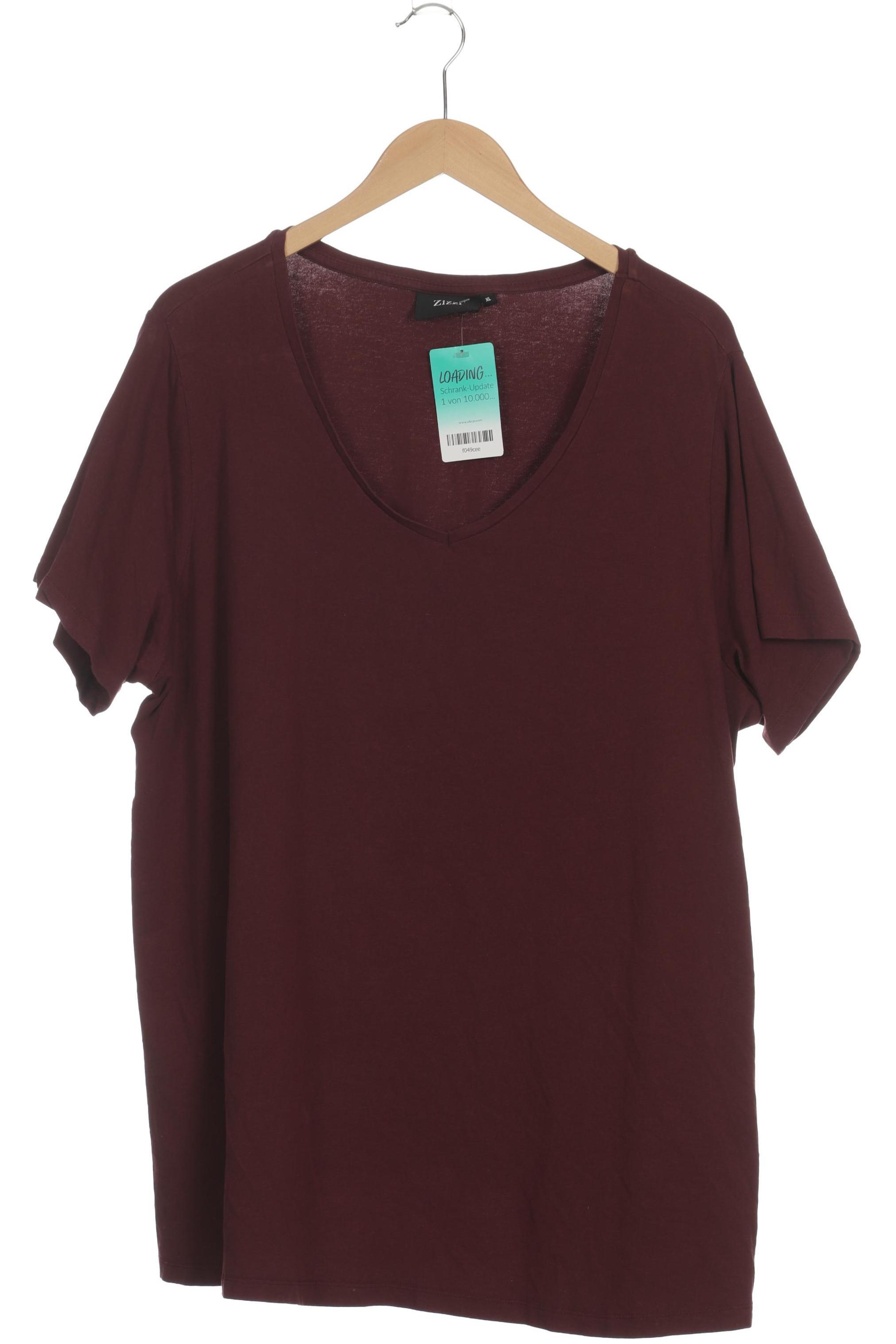 

Zizzi Damen T-Shirt, rot, Gr.