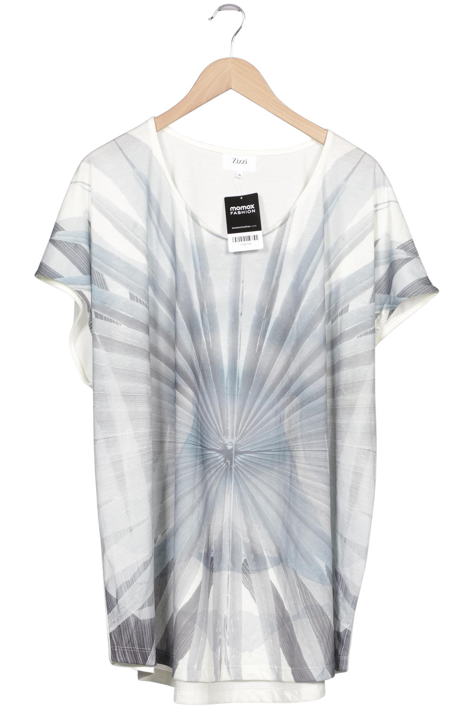 

Zizzi Damen T-Shirt, cremeweiß, Gr. 44