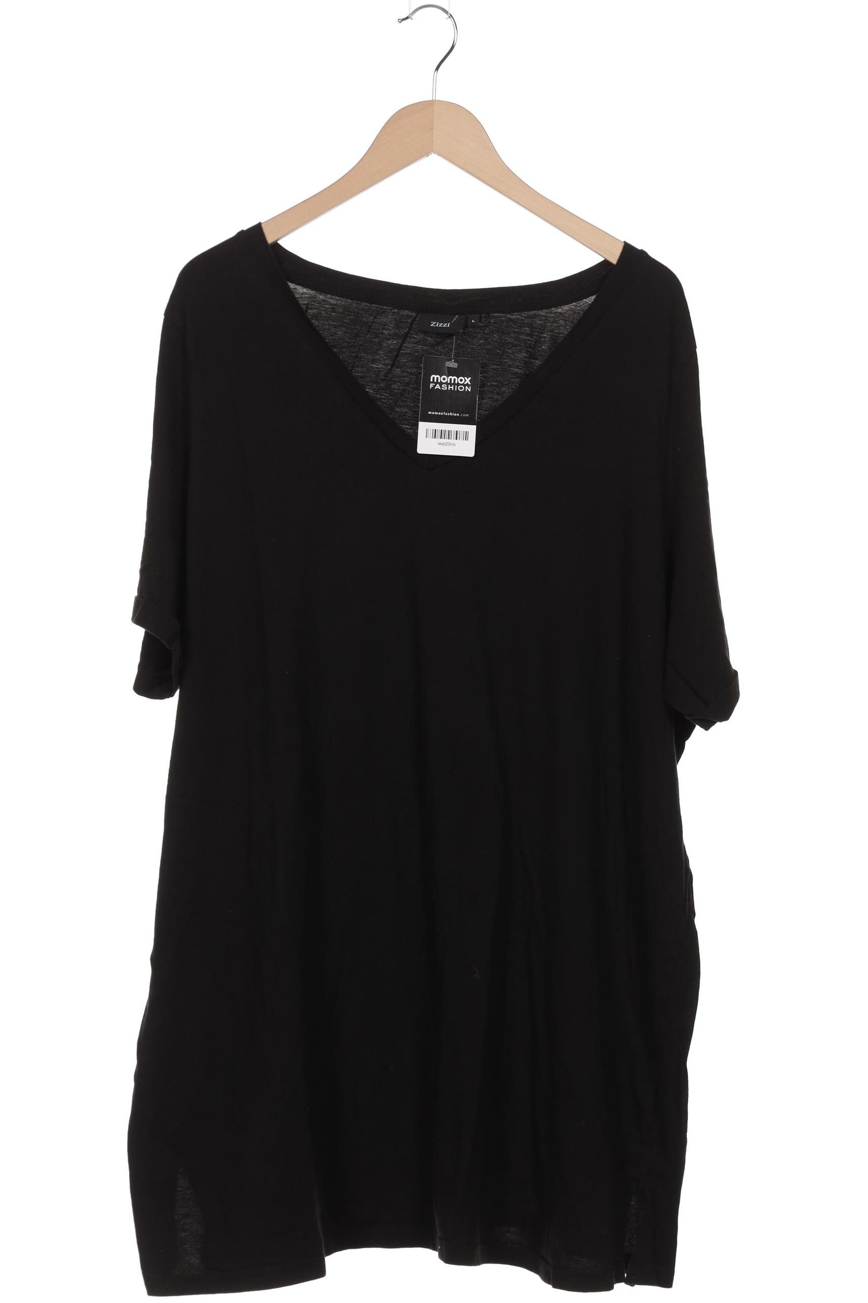 

Zizzi Damen T-Shirt, schwarz, Gr. 42