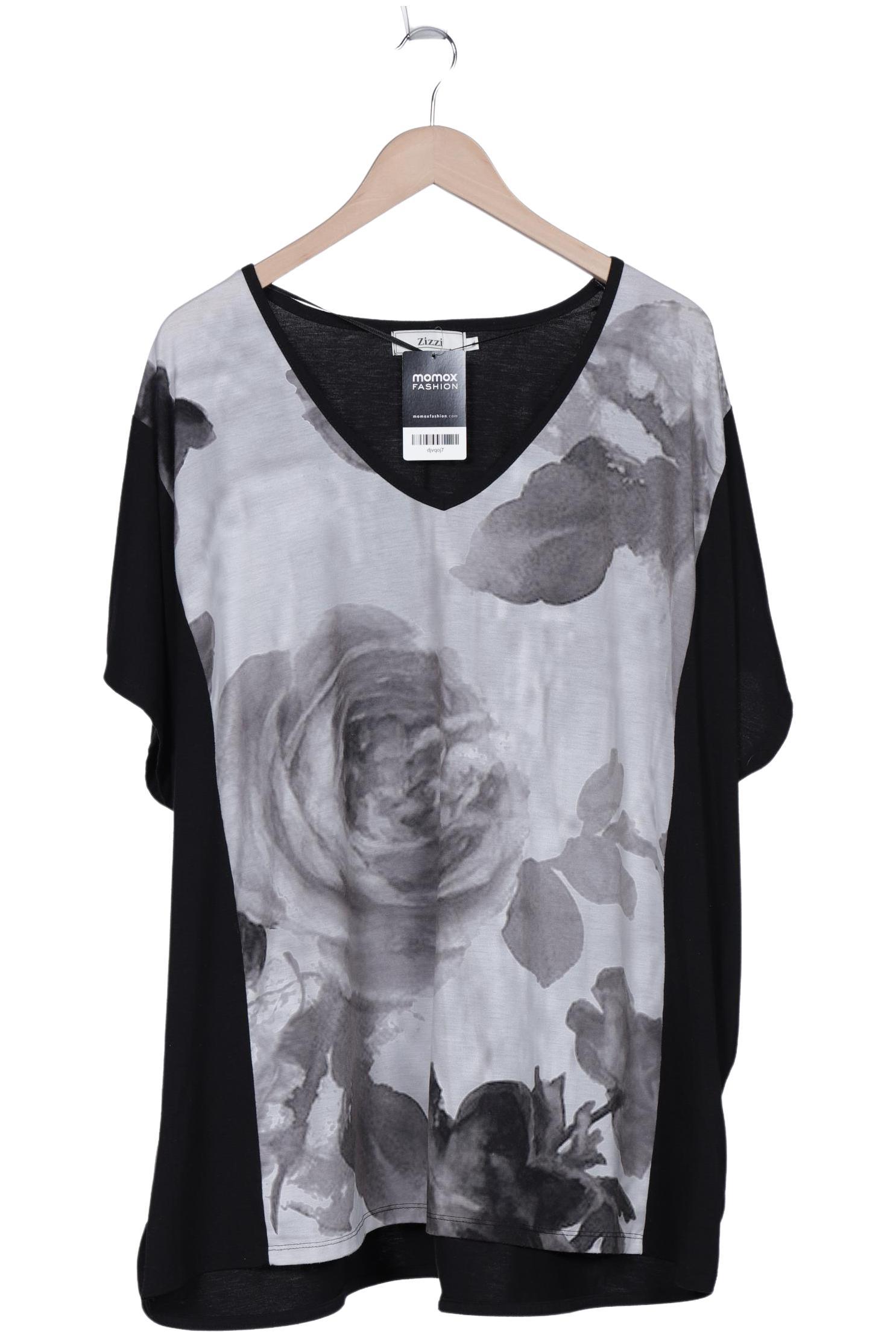 

Zizzi Damen T-Shirt, schwarz, Gr. 44
