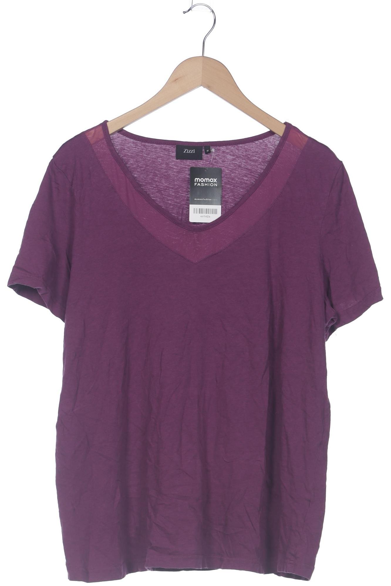 

Zizzi Damen T-Shirt, flieder, Gr. 38