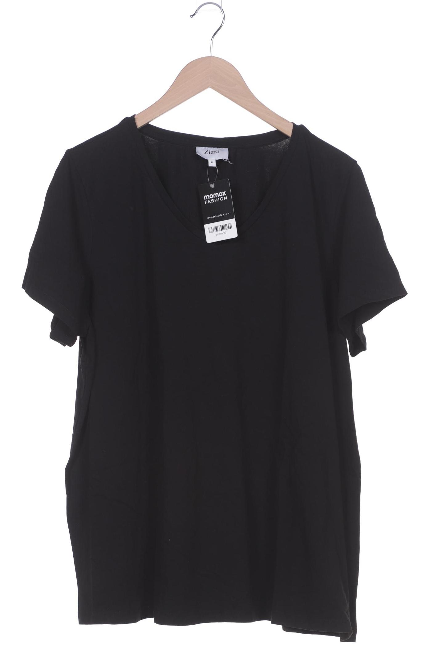 

Zizzi Damen T-Shirt, schwarz, Gr. 44