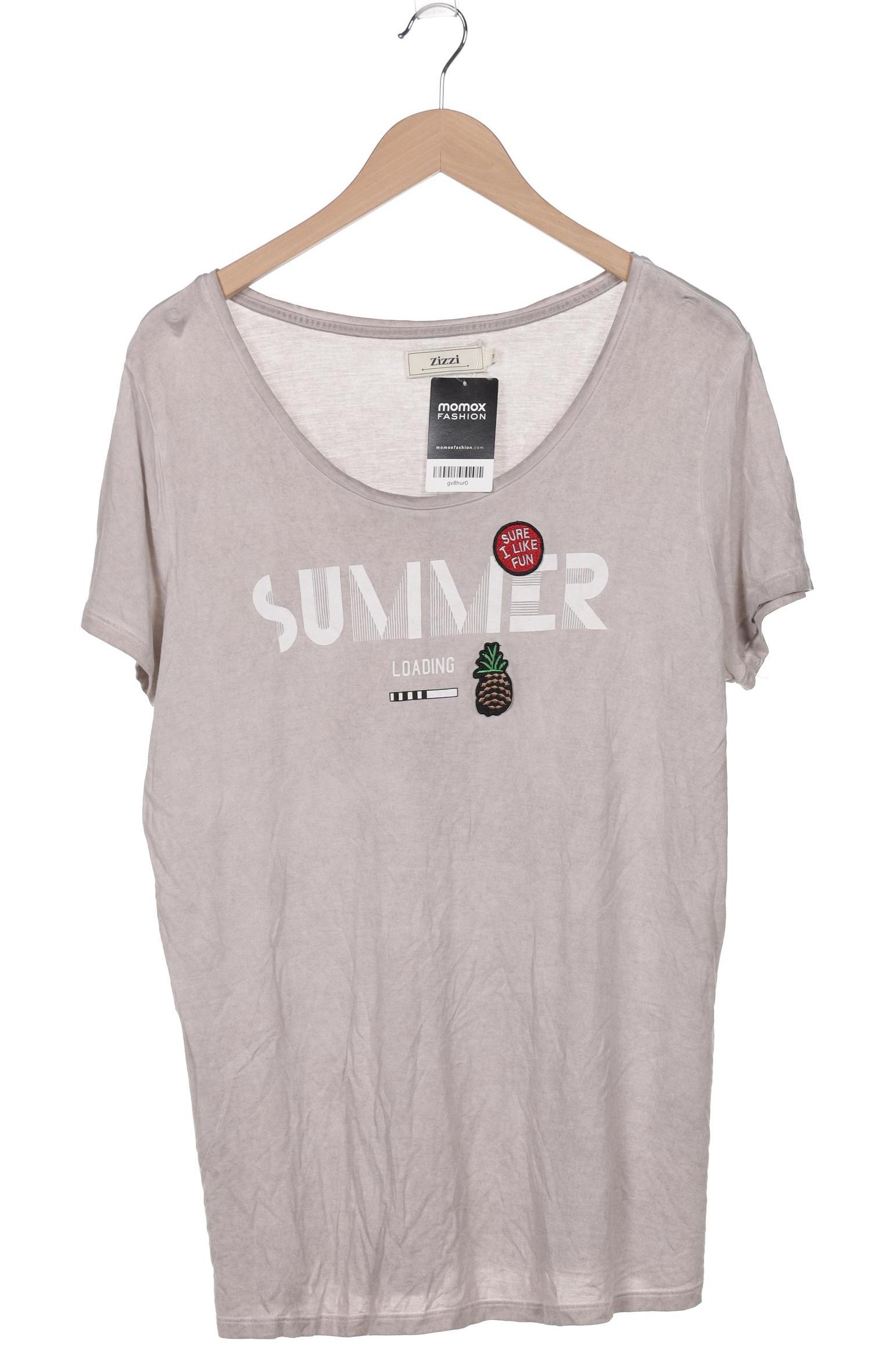 

Zizzi Damen T-Shirt, grau, Gr. 38