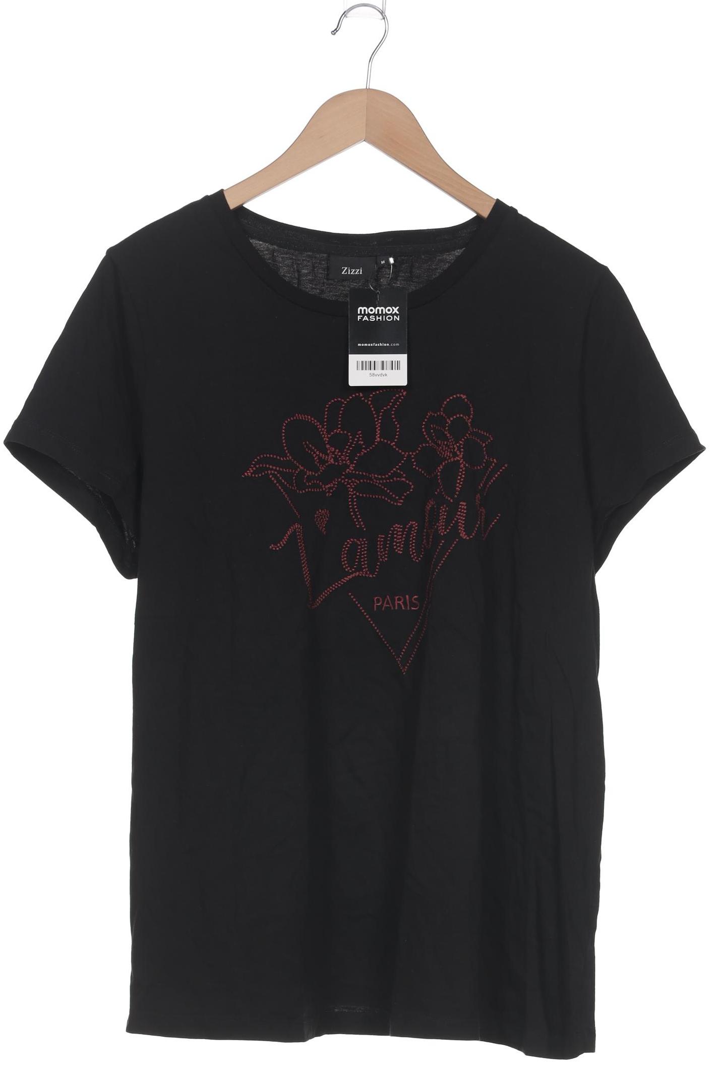 

Zizzi Damen T-Shirt, schwarz, Gr. 38