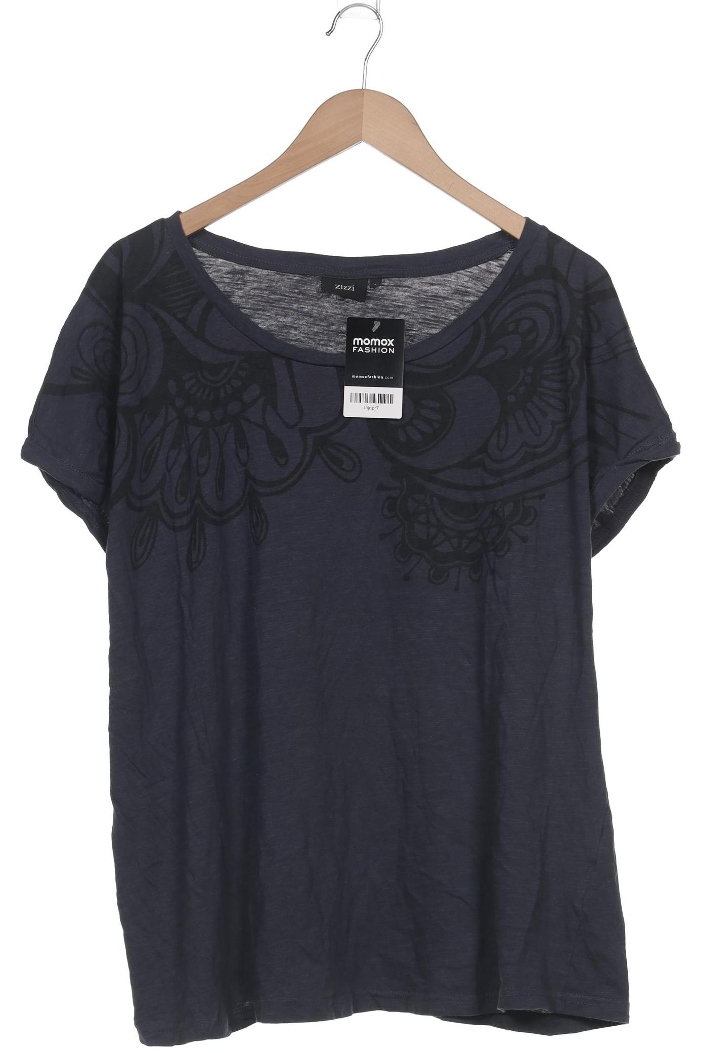 

Zizzi Damen T-Shirt, marineblau, Gr. 42