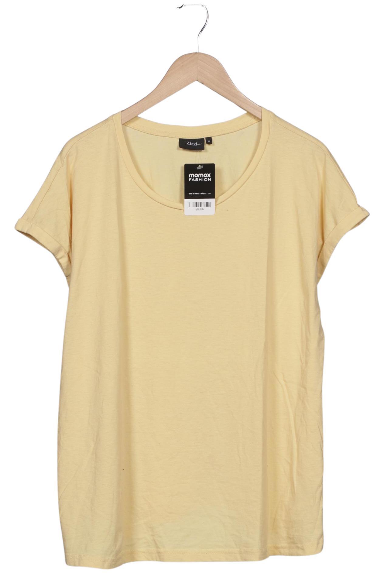 

Zizzi Damen T-Shirt, gelb, Gr. 38