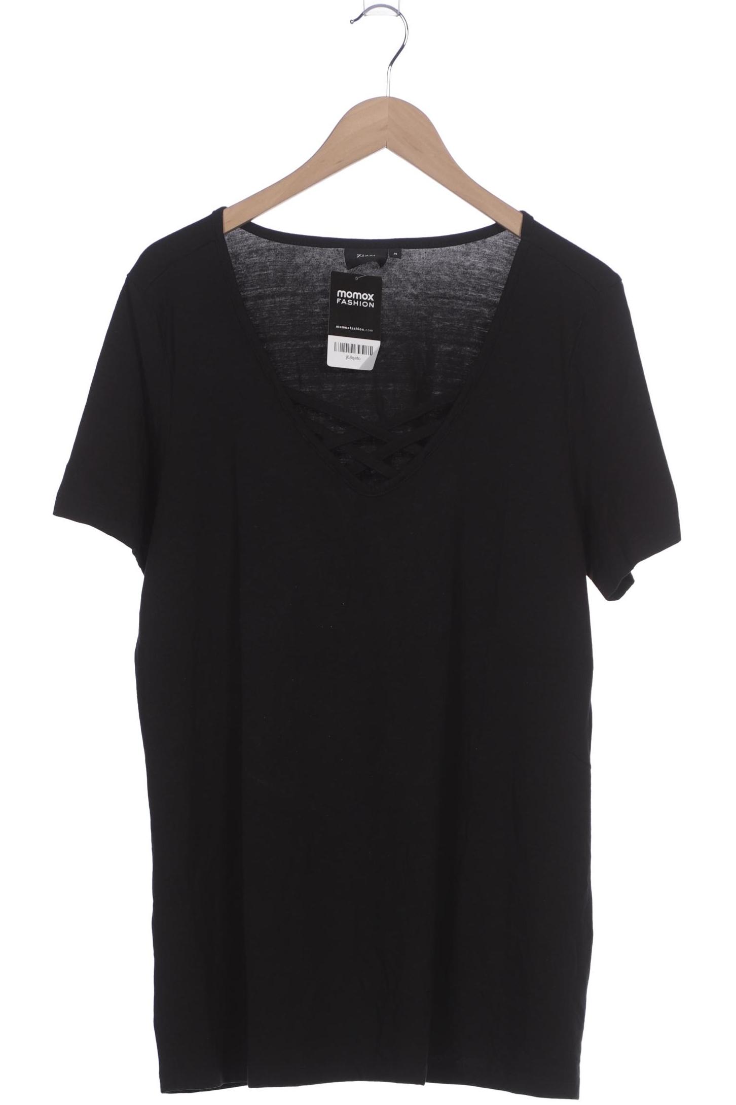 

Zizzi Damen T-Shirt, schwarz, Gr. 38