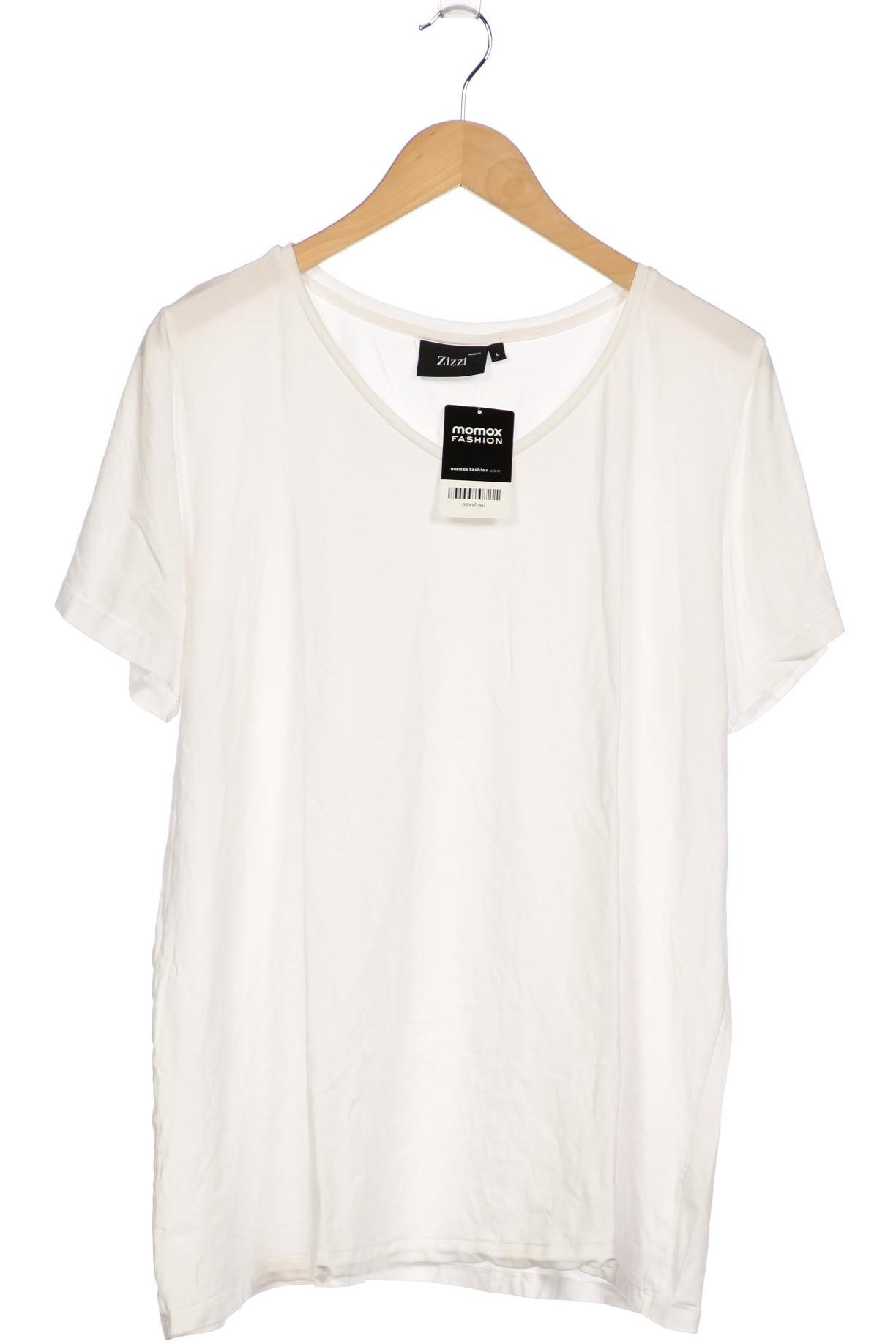 

Zizzi Damen T-Shirt, weiß, Gr. 42