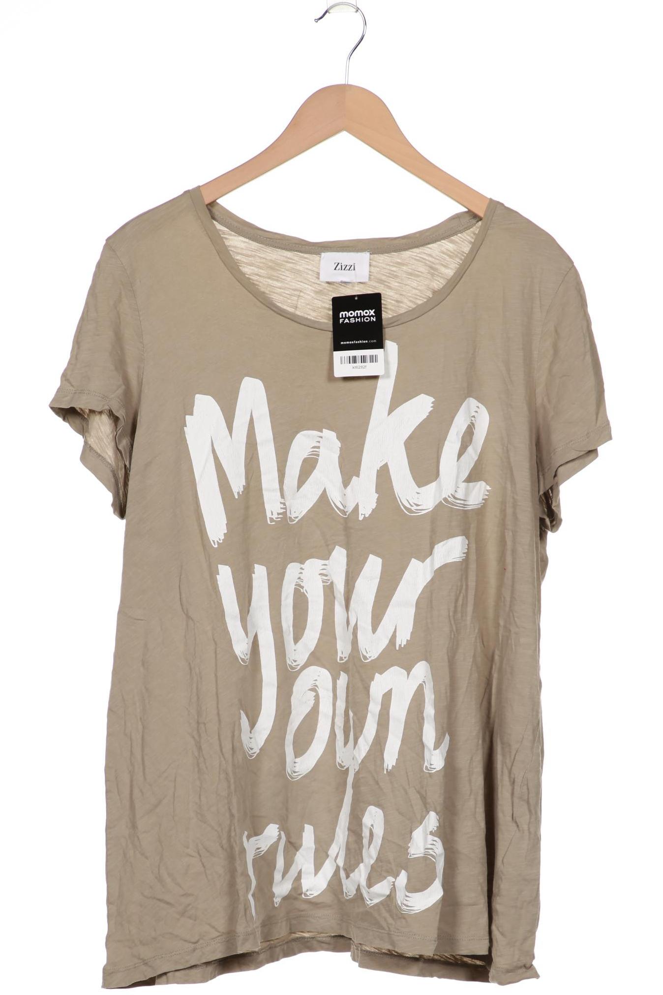 

Zizzi Damen T-Shirt, beige