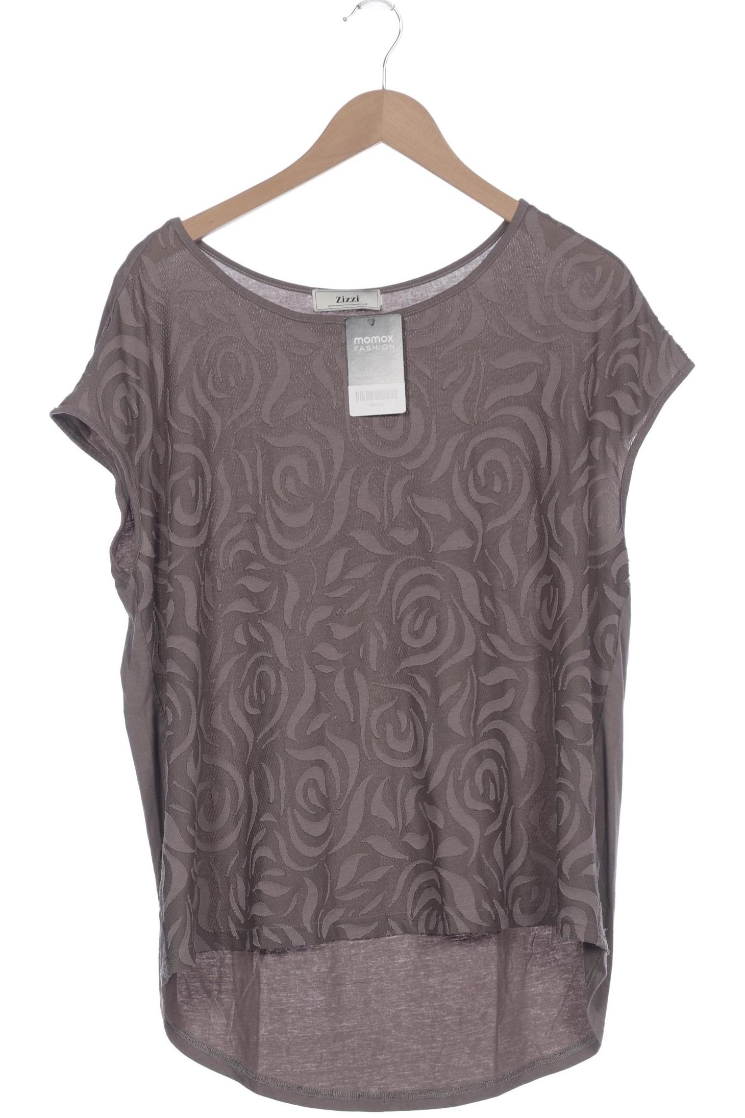 

Zizzi Damen T-Shirt, grau, Gr. 38