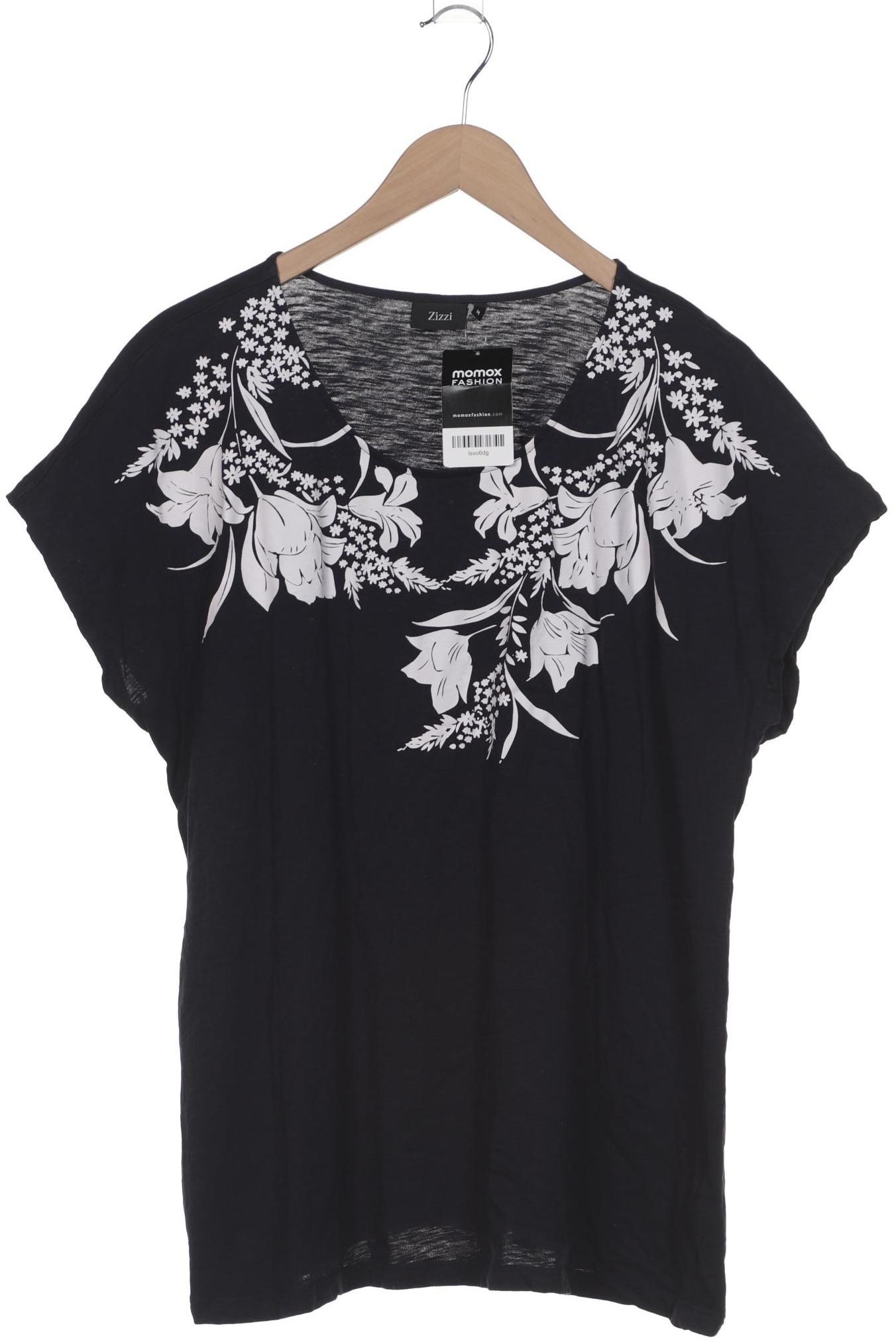 

Zizzi Damen T-Shirt, marineblau, Gr. 38
