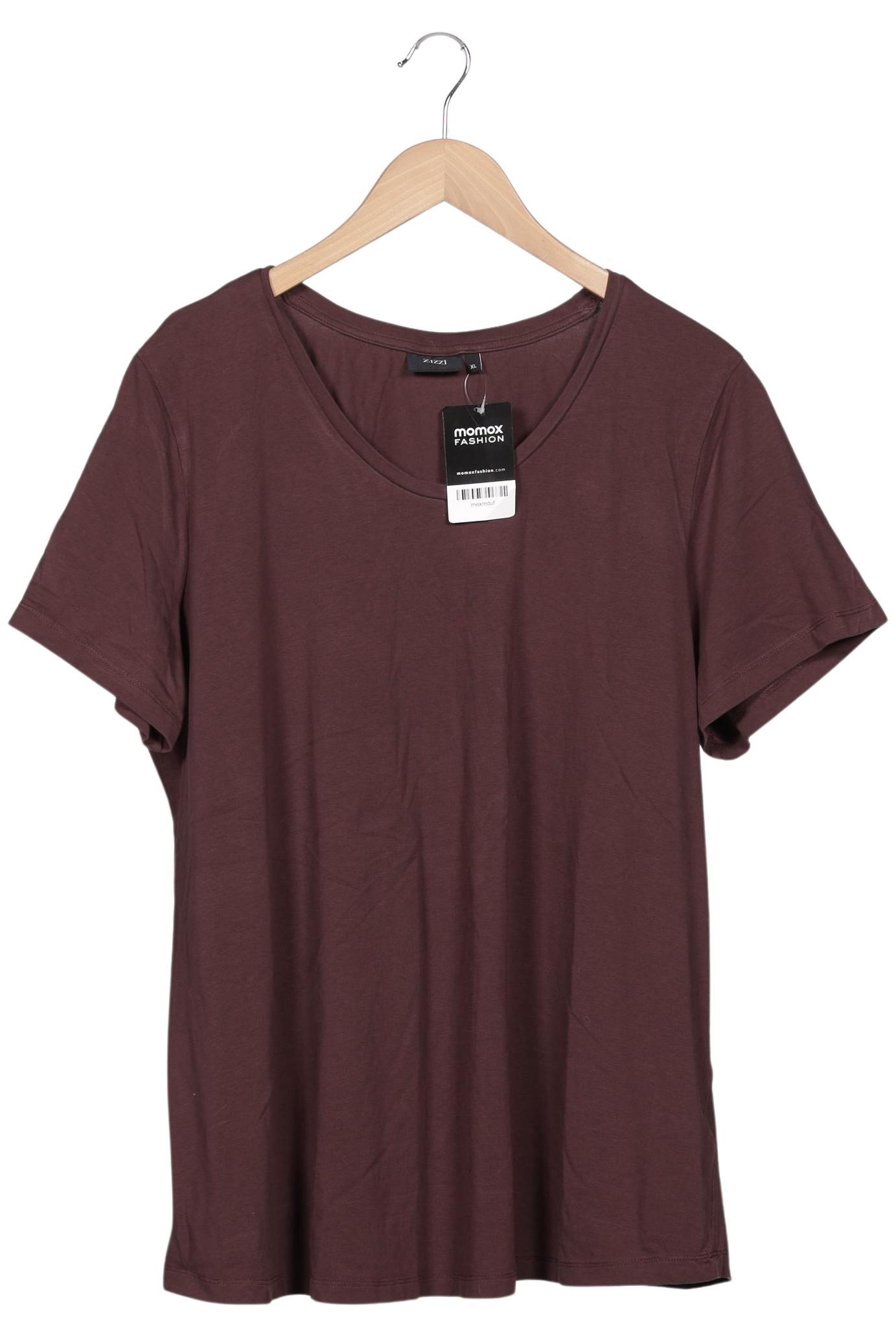 

Zizzi Damen T-Shirt, bordeaux, Gr. 44