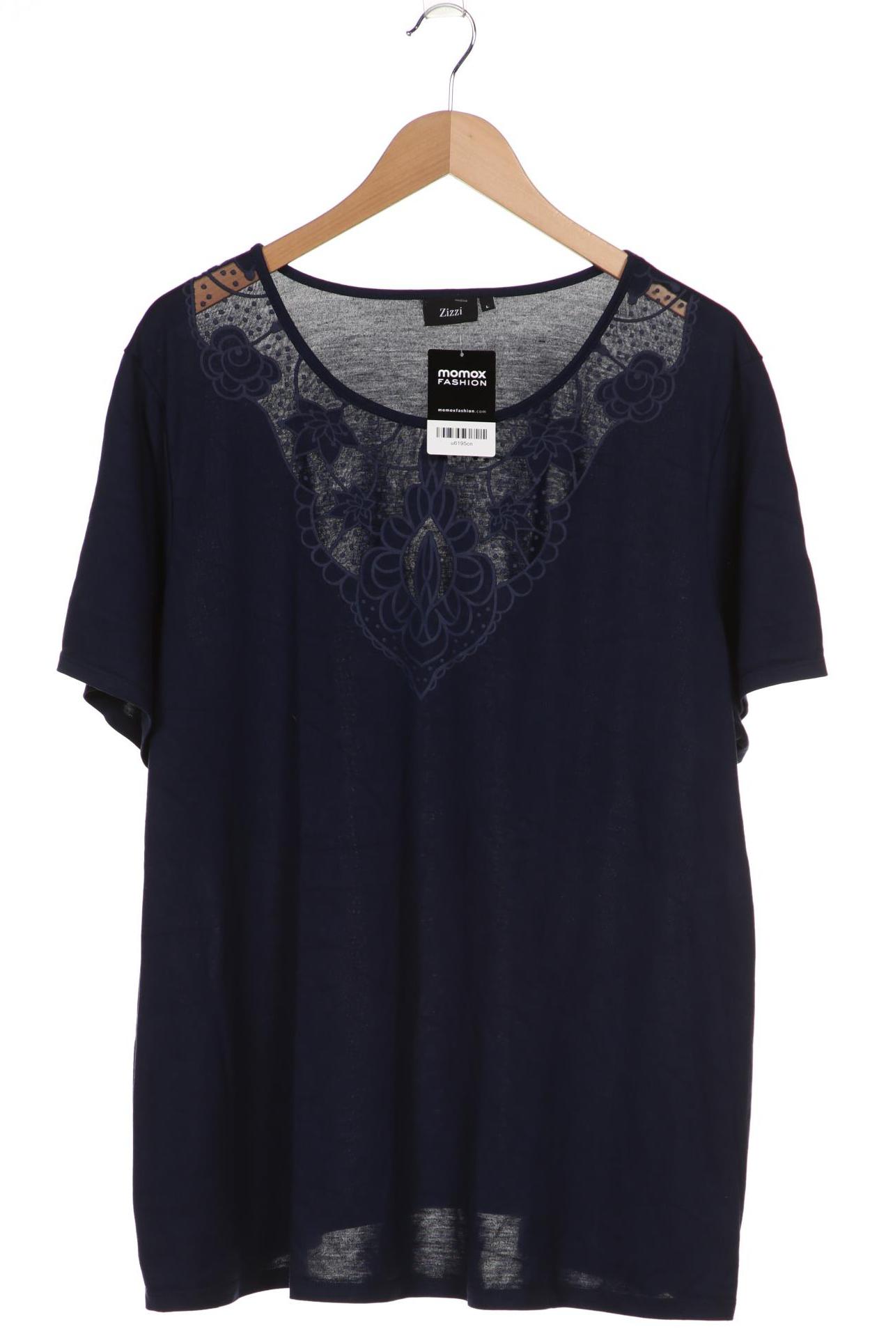 

Zizzi Damen T-Shirt, marineblau, Gr. 42