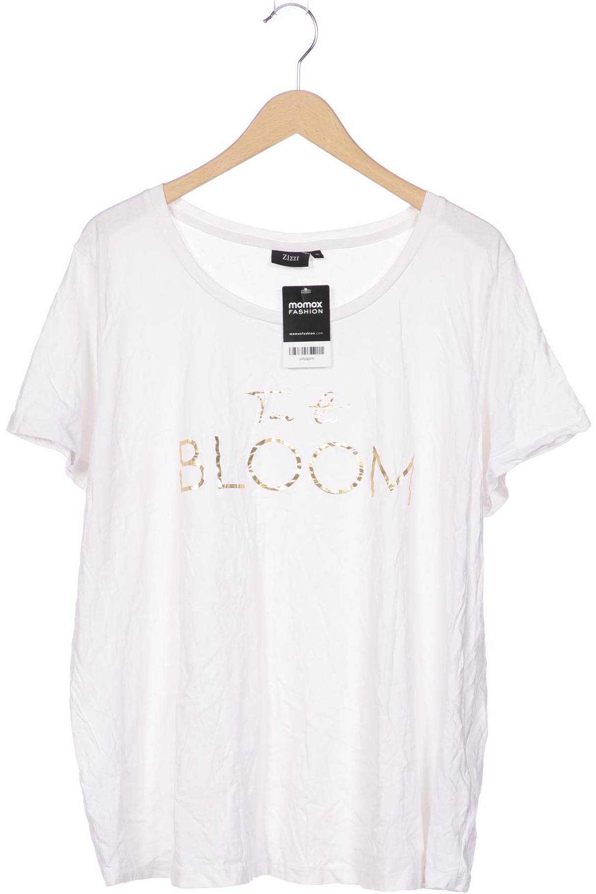 

Zizzi Damen T-Shirt, weiß, Gr. 44
