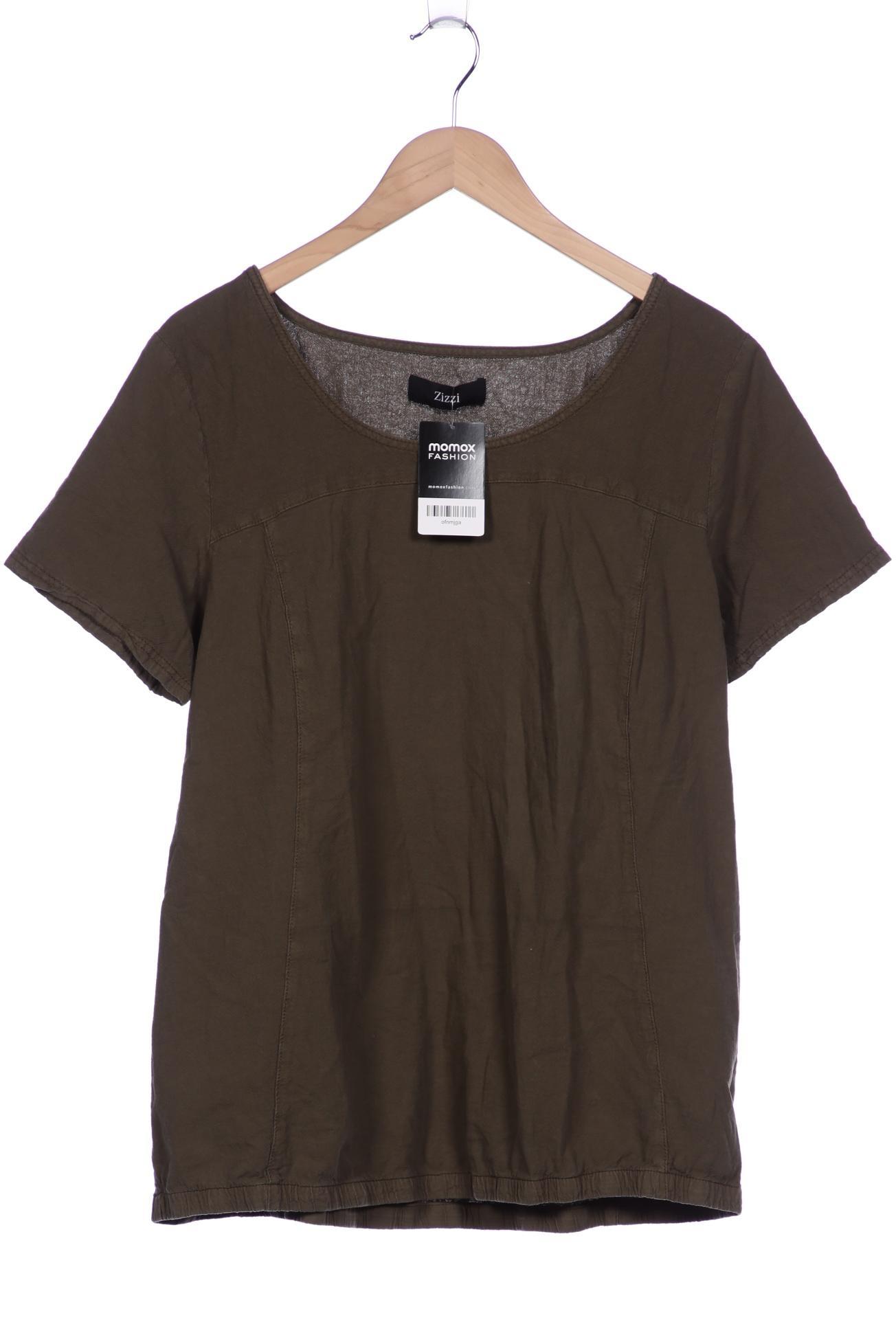 

Zizzi Damen T-Shirt, grün, Gr. 64