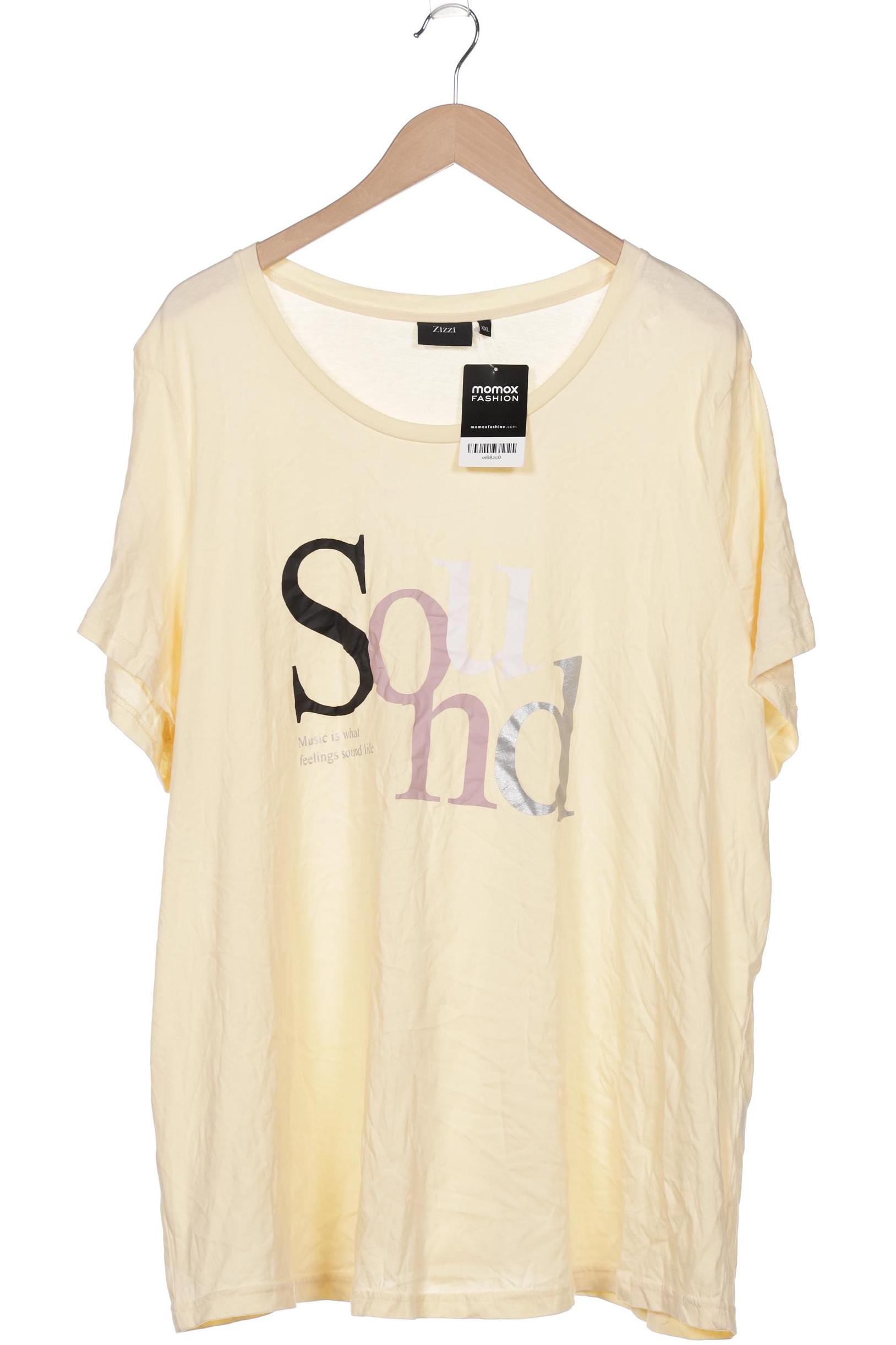 

Zizzi Damen T-Shirt, cremeweiß, Gr. 46