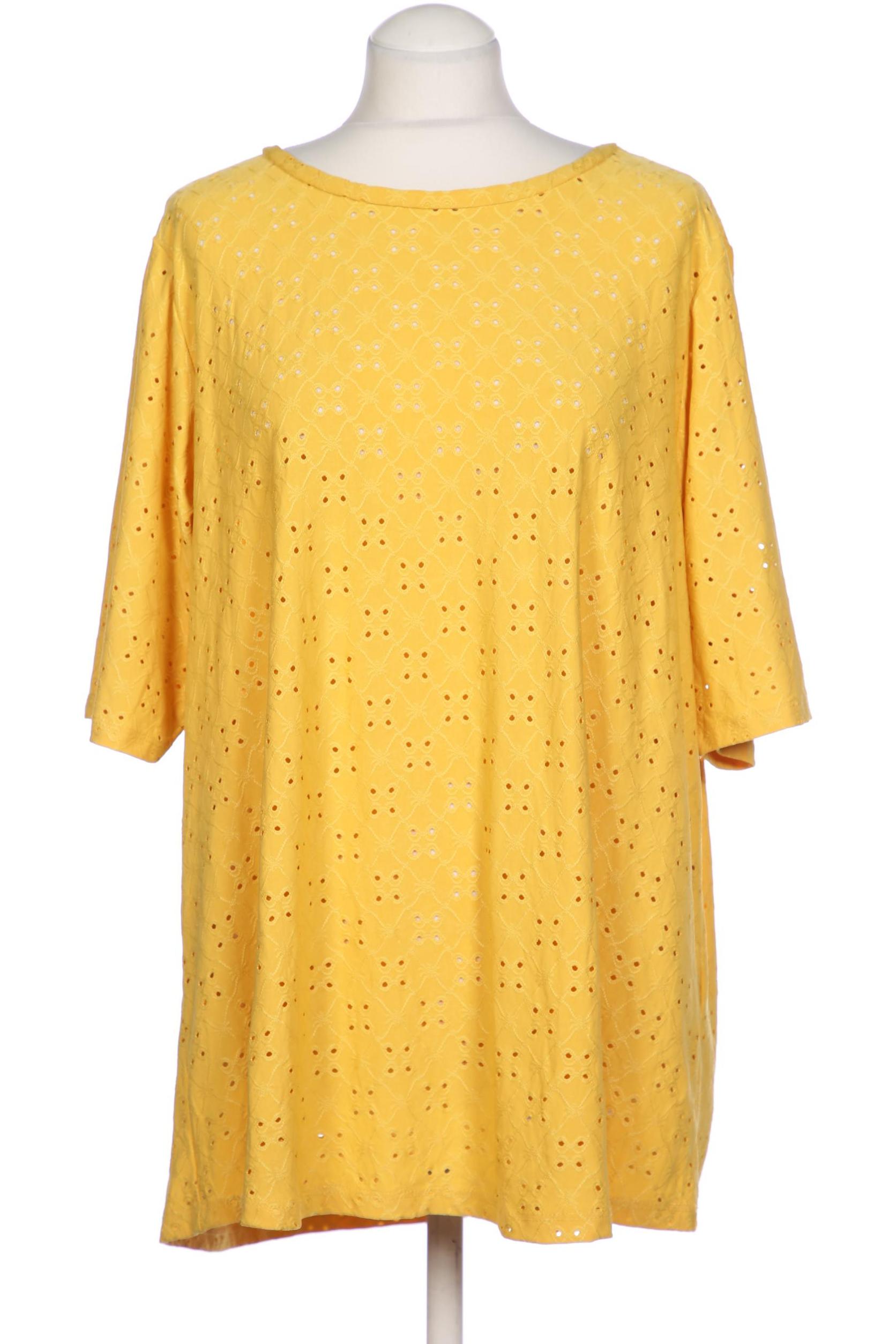 

Zizzi Damen T-Shirt, gelb, Gr. 38