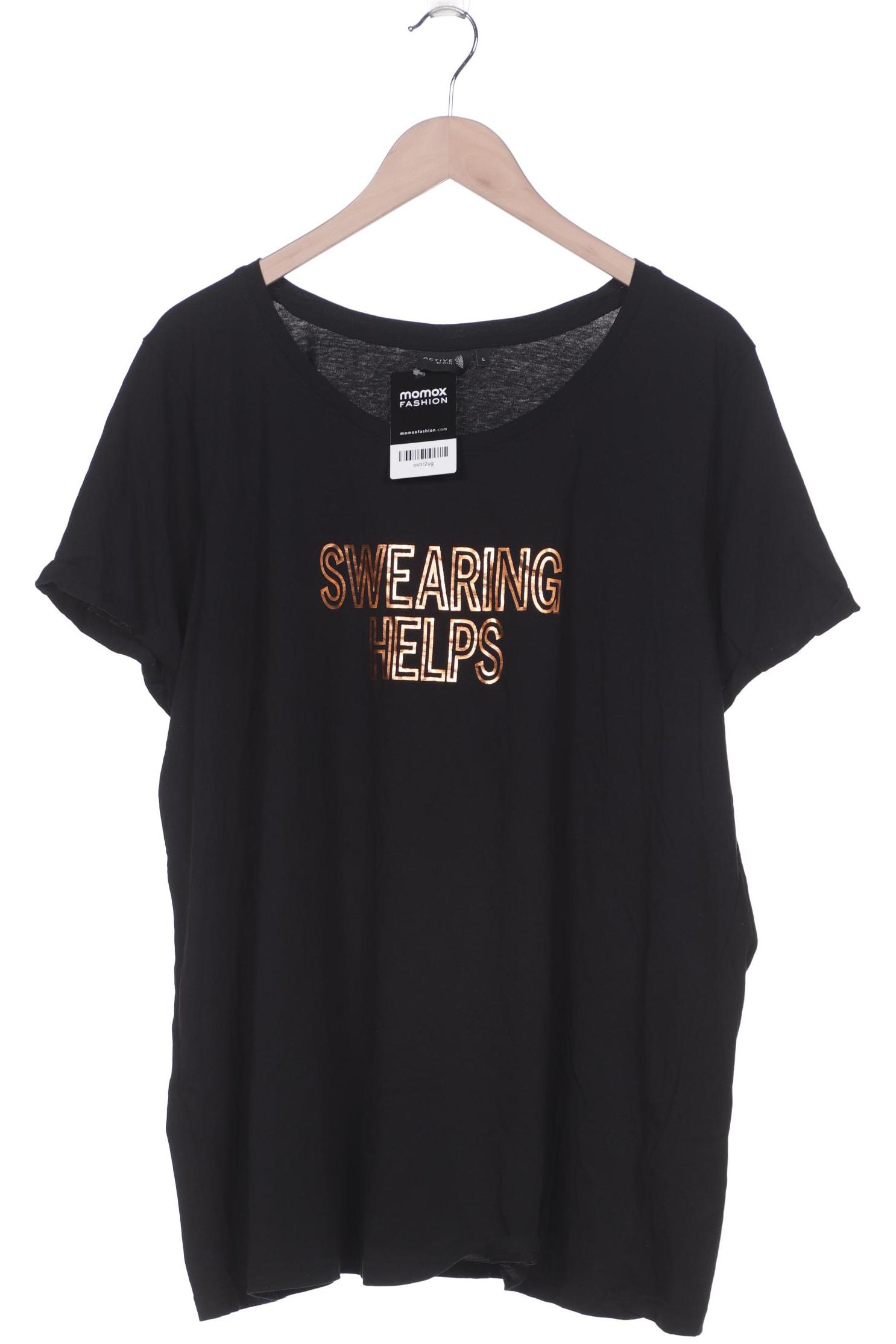 

Zizzi Damen T-Shirt, schwarz