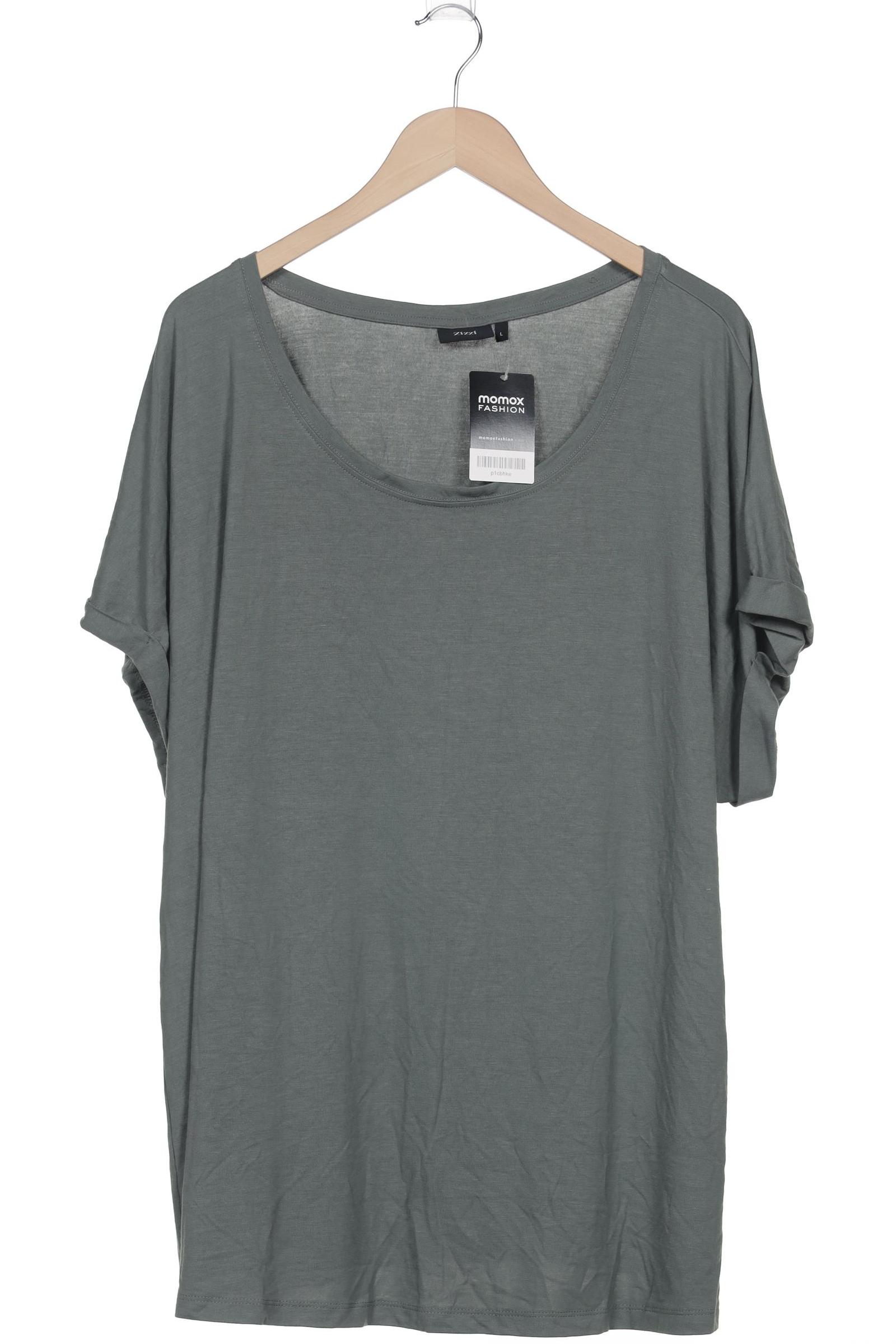 

Zizzi Damen T-Shirt, grün, Gr. 42