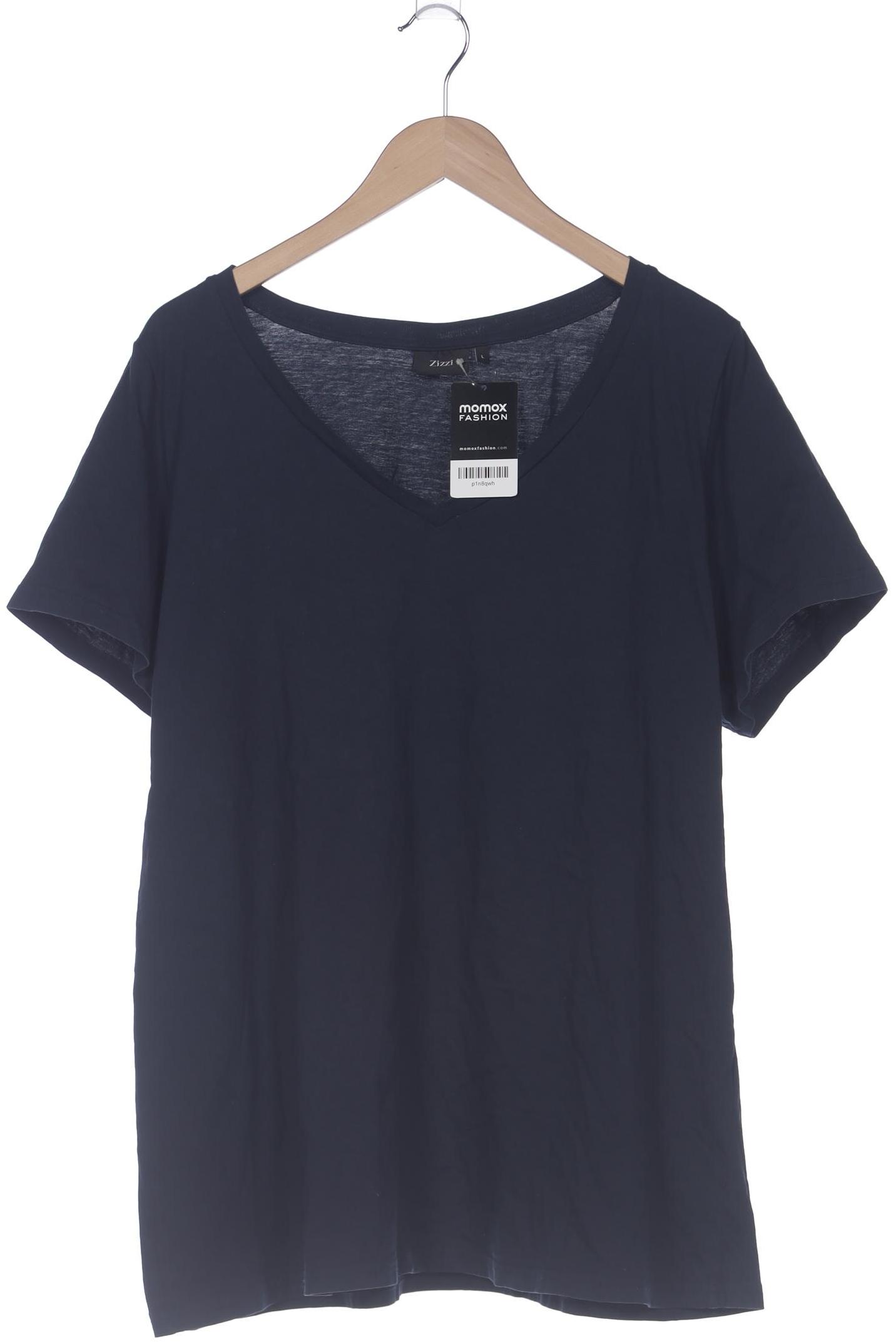 

Zizzi Damen T-Shirt, marineblau, Gr. 42