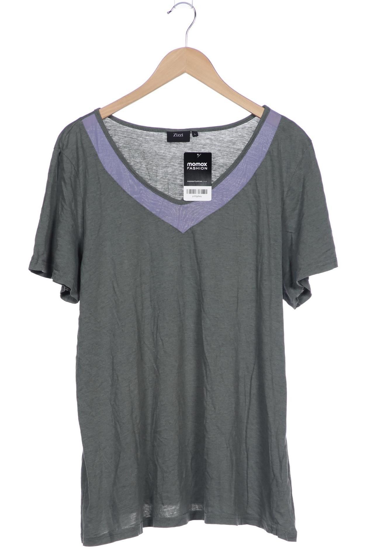 

Zizzi Damen T-Shirt, grün, Gr. 42