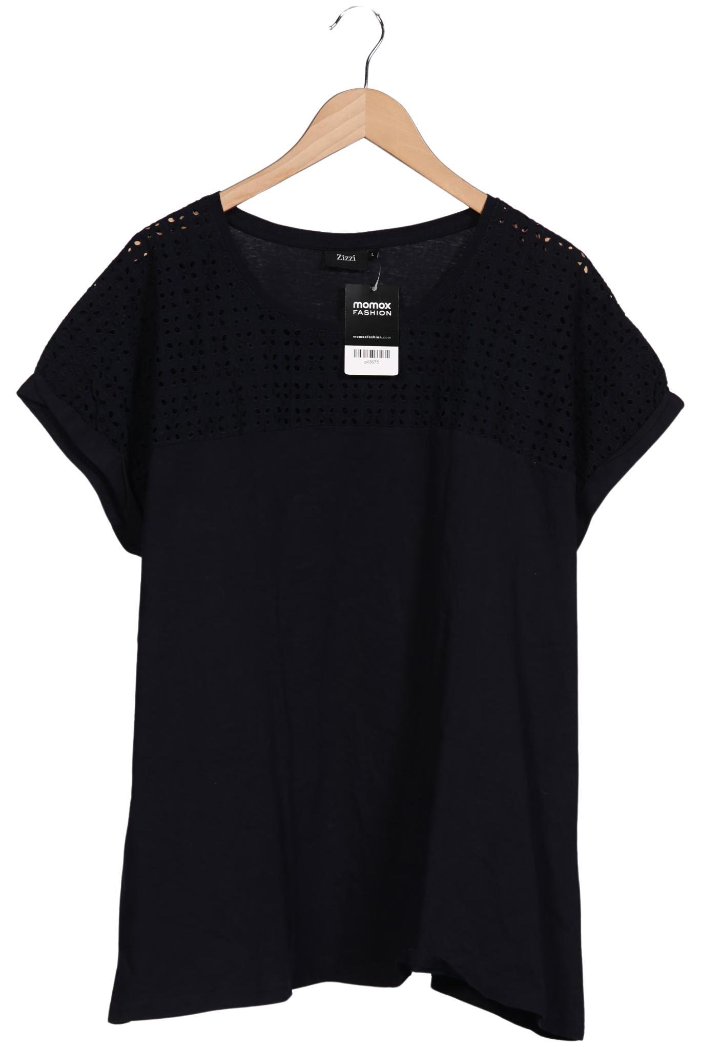 

Zizzi Damen T-Shirt, marineblau, Gr. 42