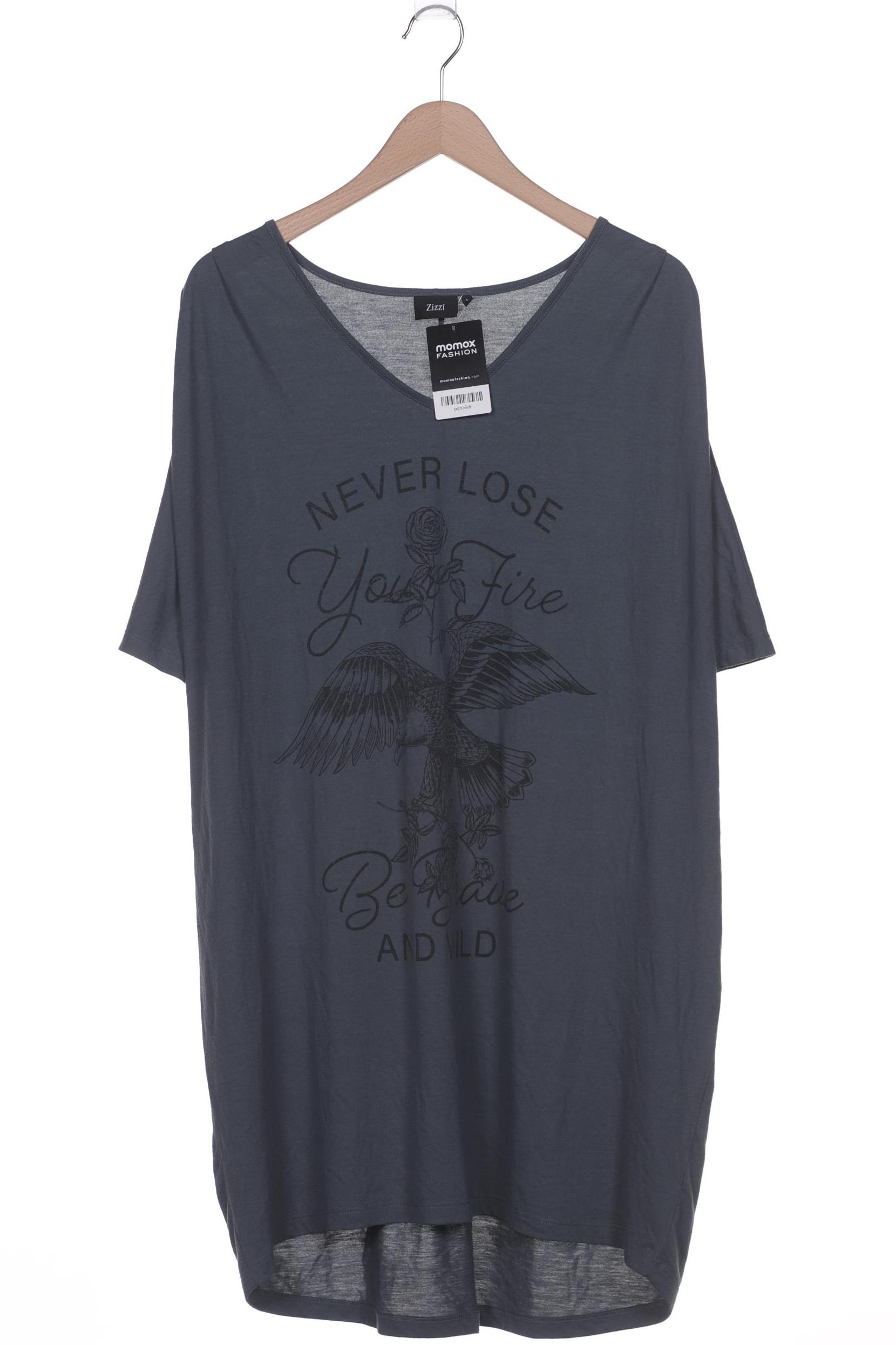 

Zizzi Damen T-Shirt, türkis, Gr. 42