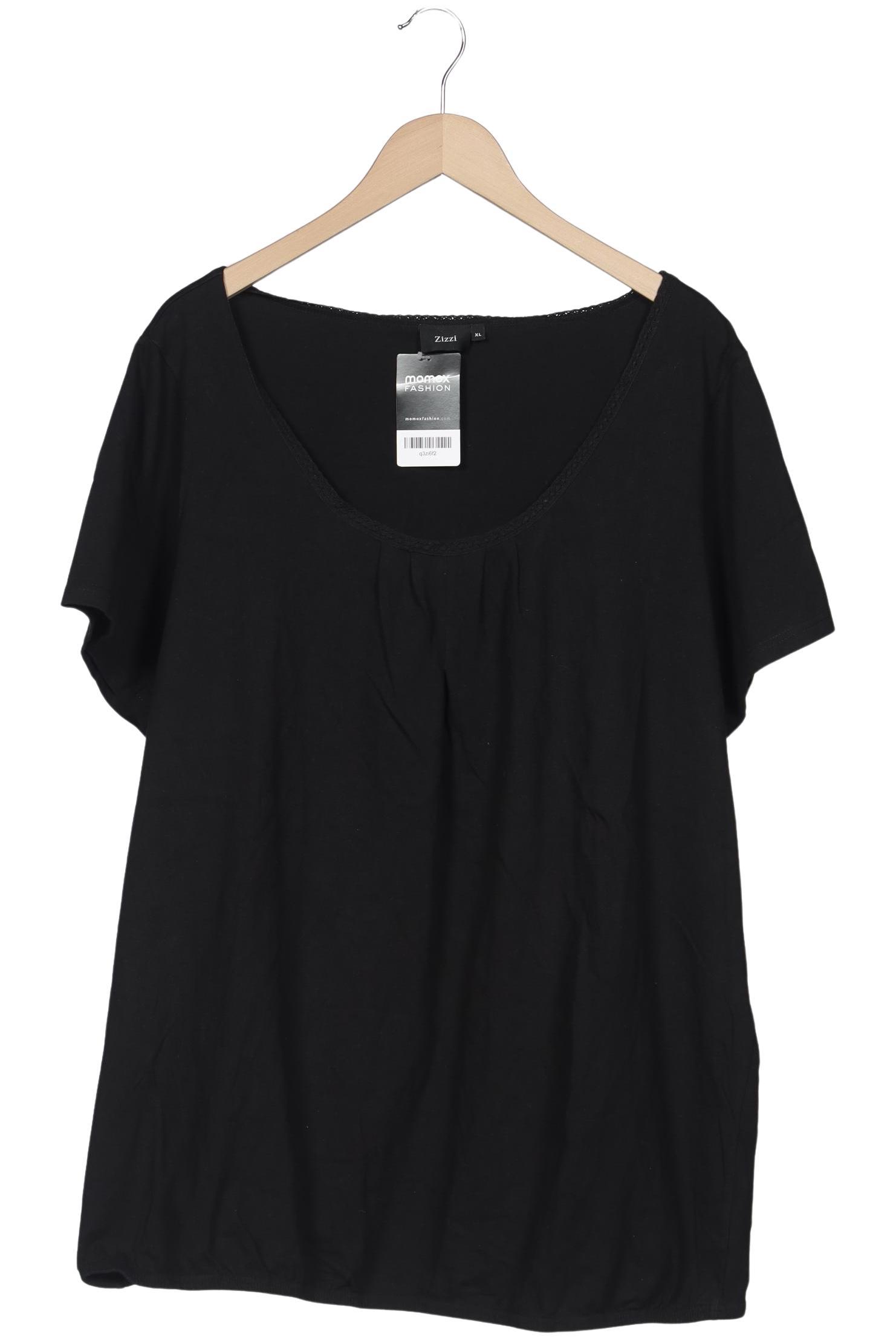 

Zizzi Damen T-Shirt, schwarz, Gr. 44