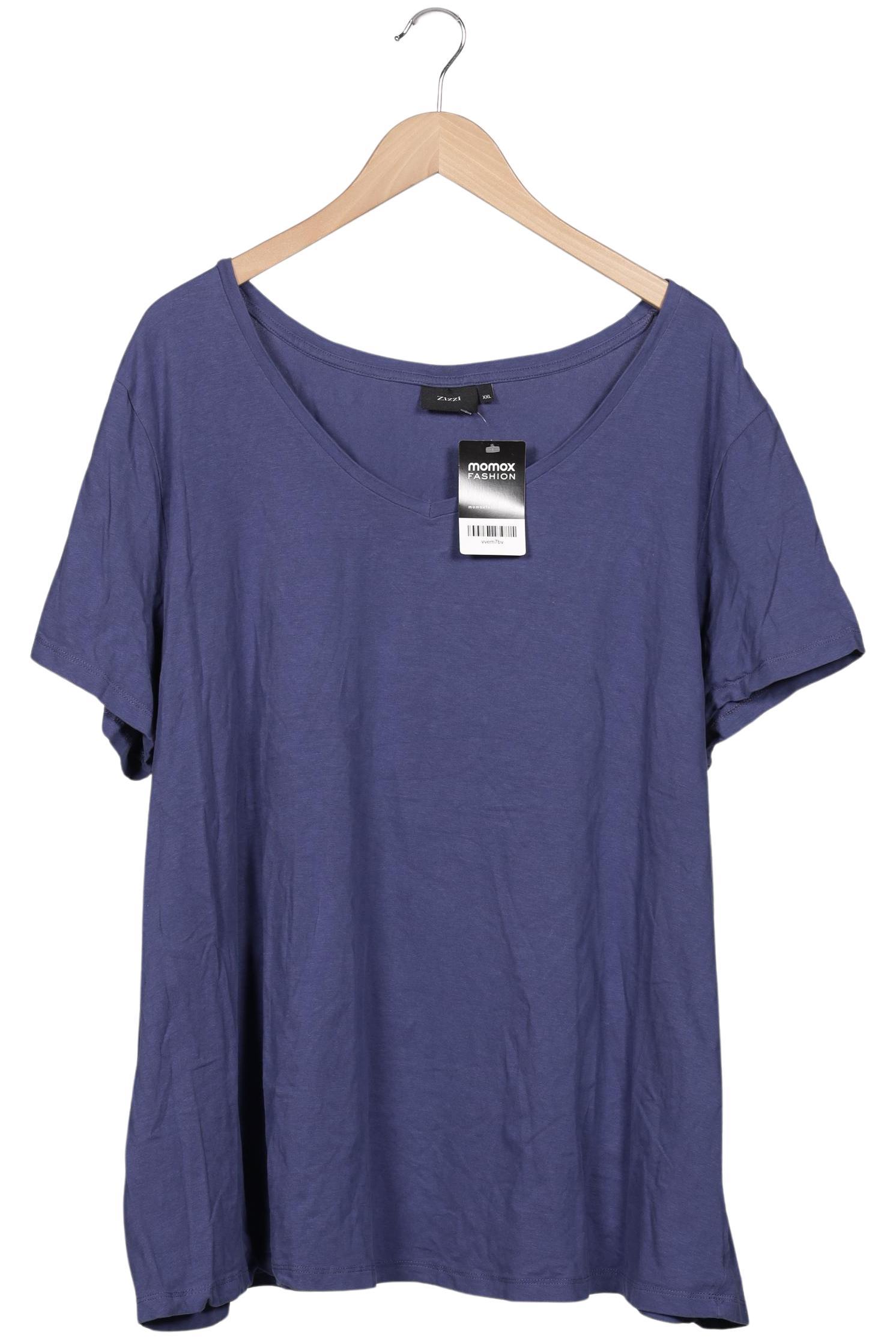 

Zizzi Damen T-Shirt, flieder, Gr. 46