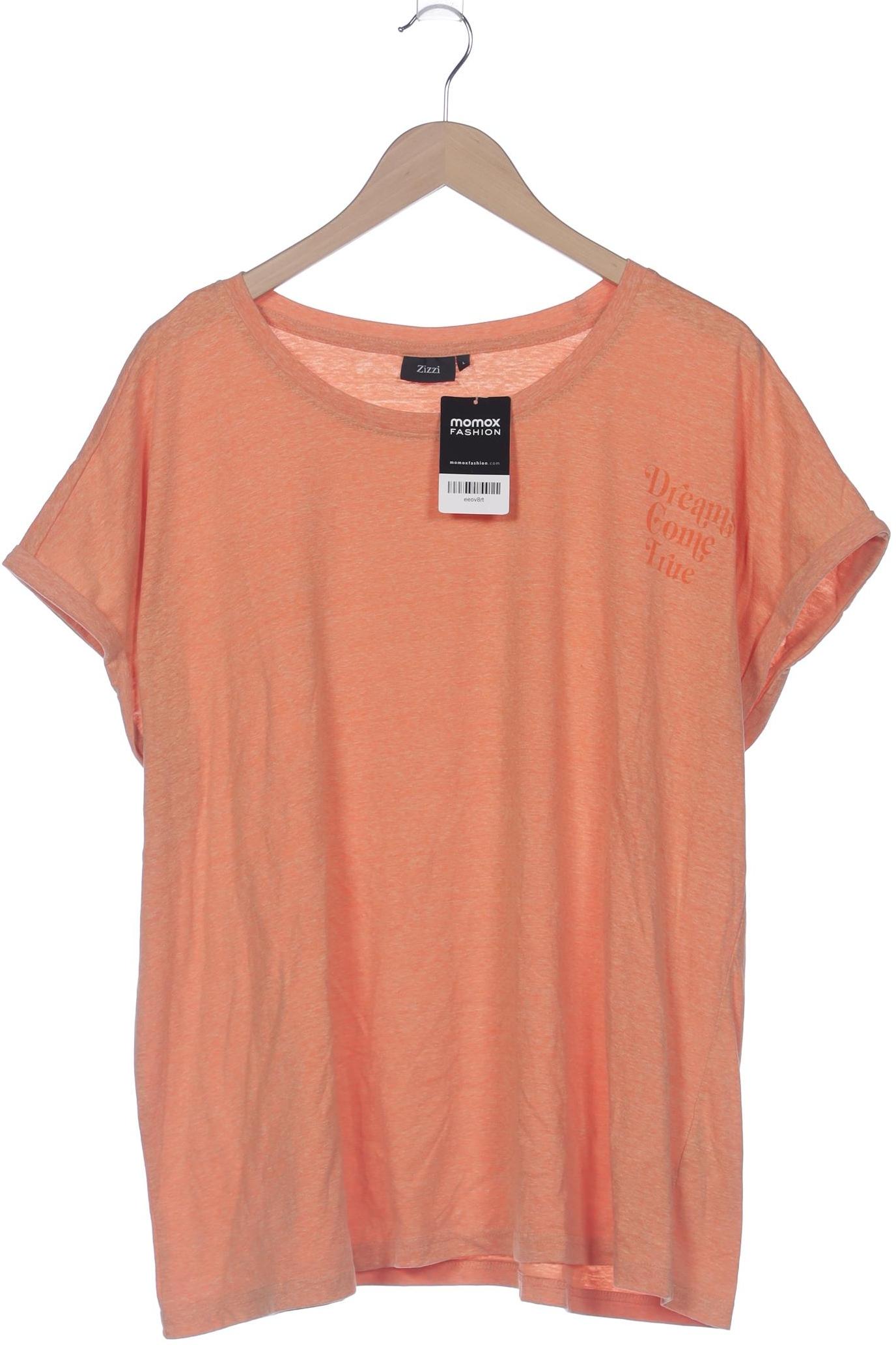 

Zizzi Damen T-Shirt, orange, Gr. 42