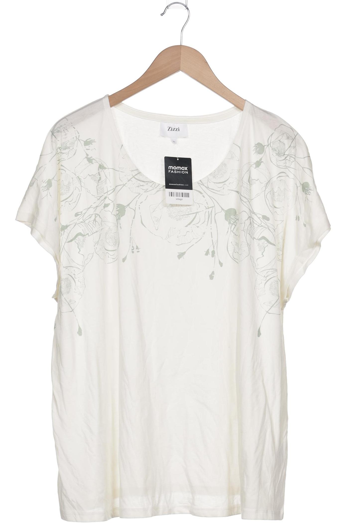 

Zizzi Damen T-Shirt, weiß, Gr. 42