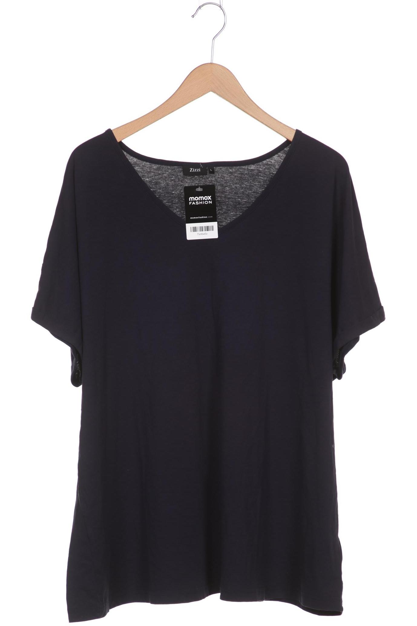 

Zizzi Damen T-Shirt, marineblau, Gr. 42