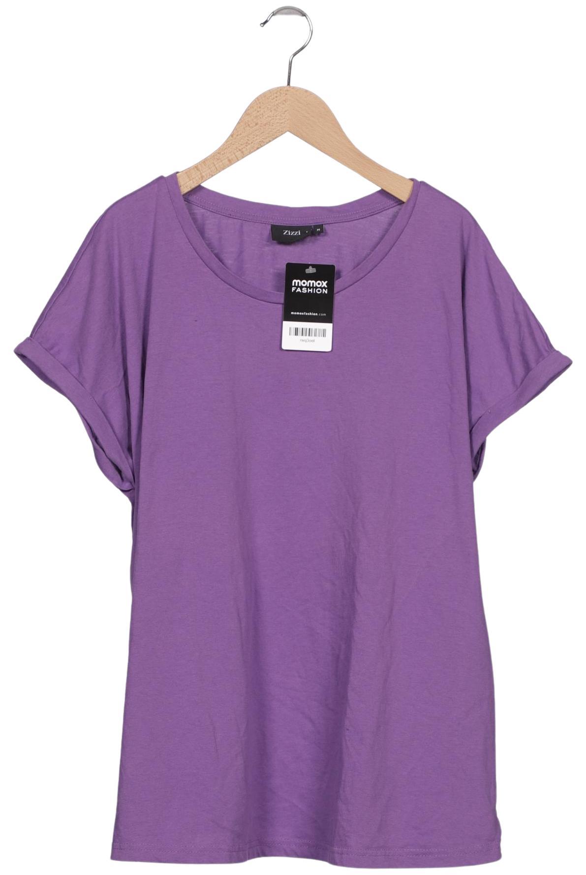 

Zizzi Damen T-Shirt, flieder, Gr. 38