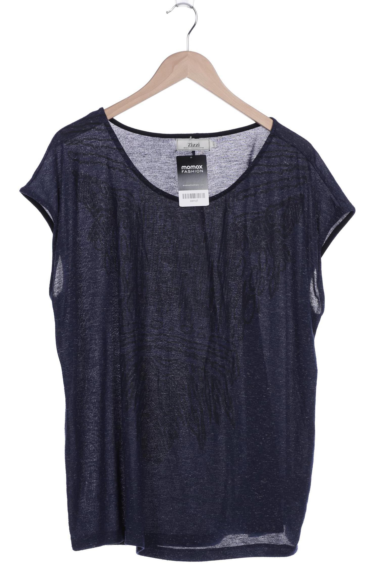 

Zizzi Damen T-Shirt, marineblau, Gr. 42