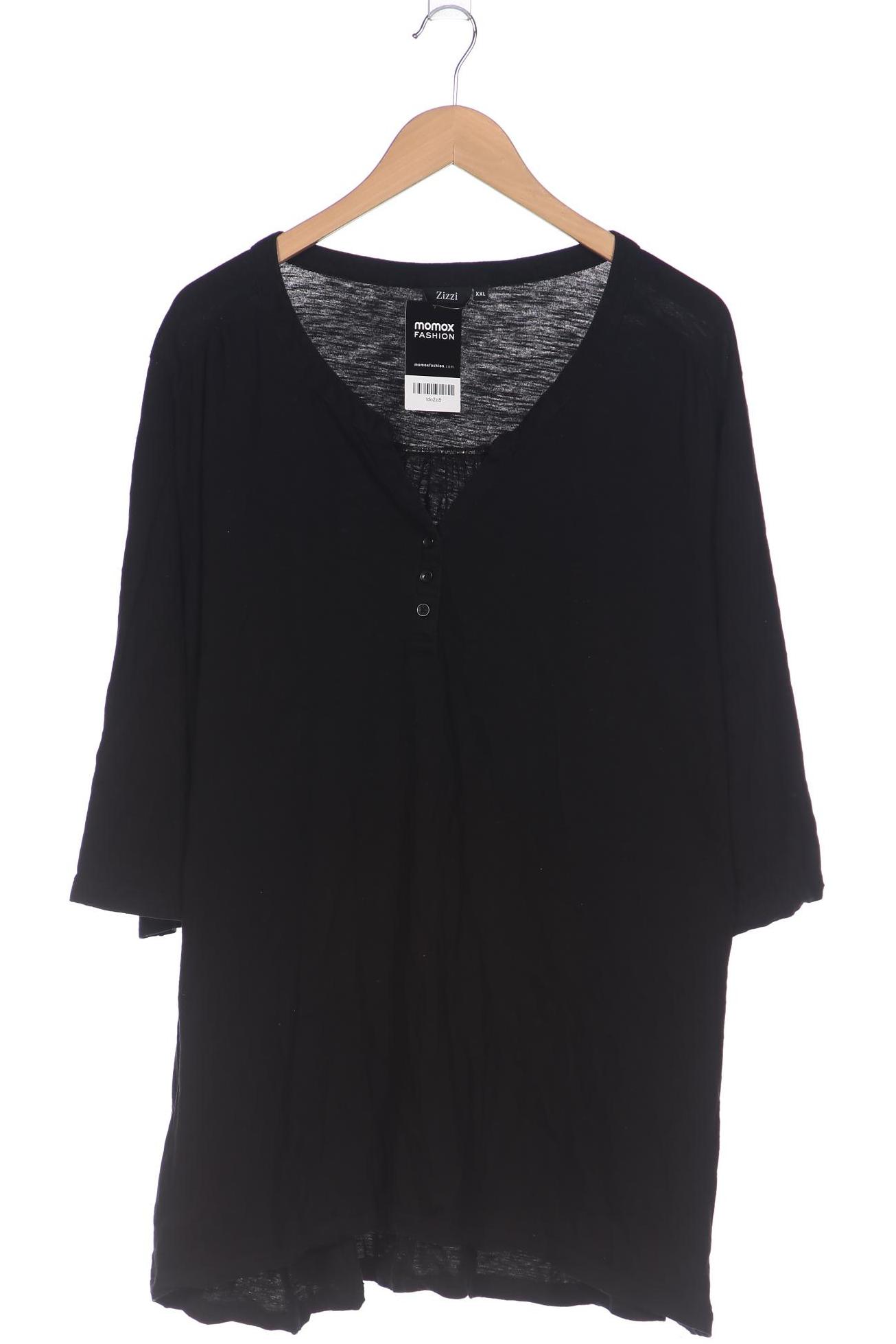 

Zizzi Damen T-Shirt, schwarz, Gr. 46